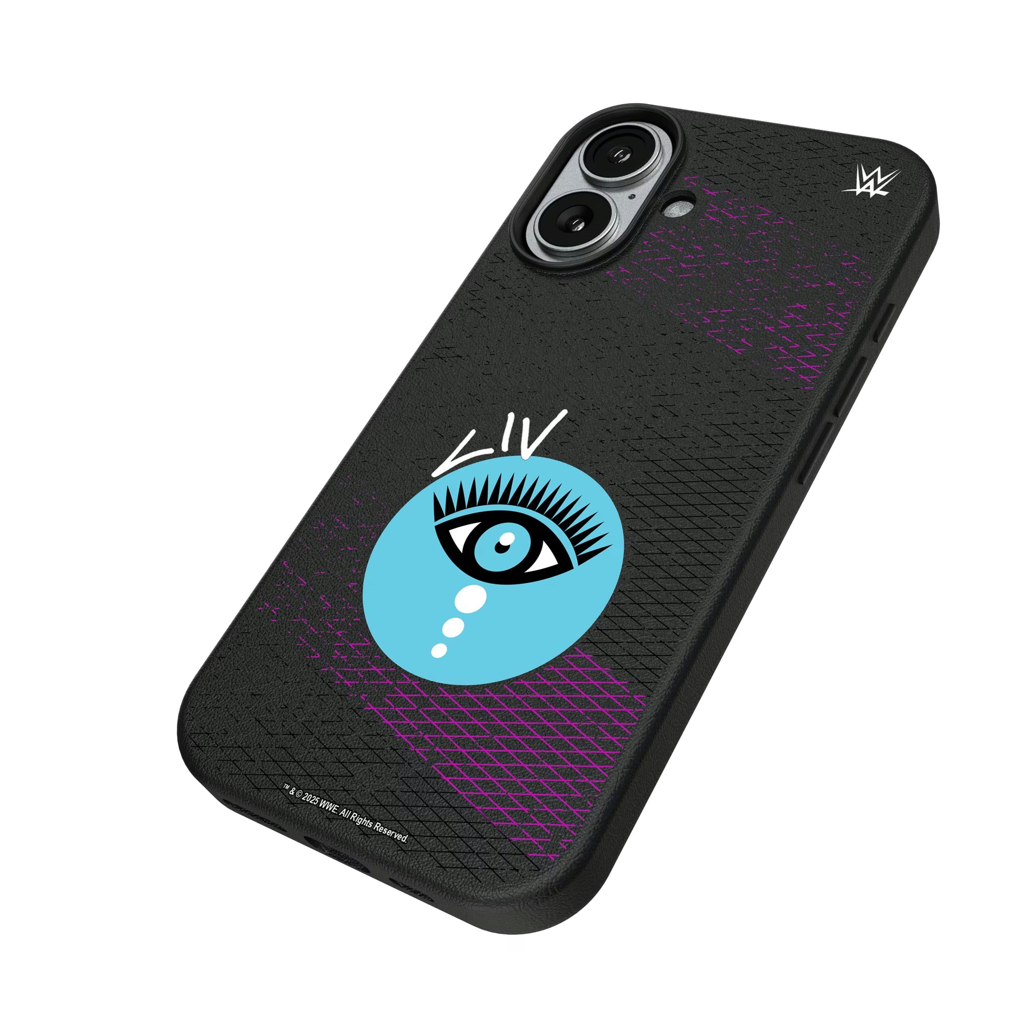 Liv Morgan Steel iPhone MagSafe Compatible Phone Case for Apple iPhone - Isometric View#Device_iPhone 17