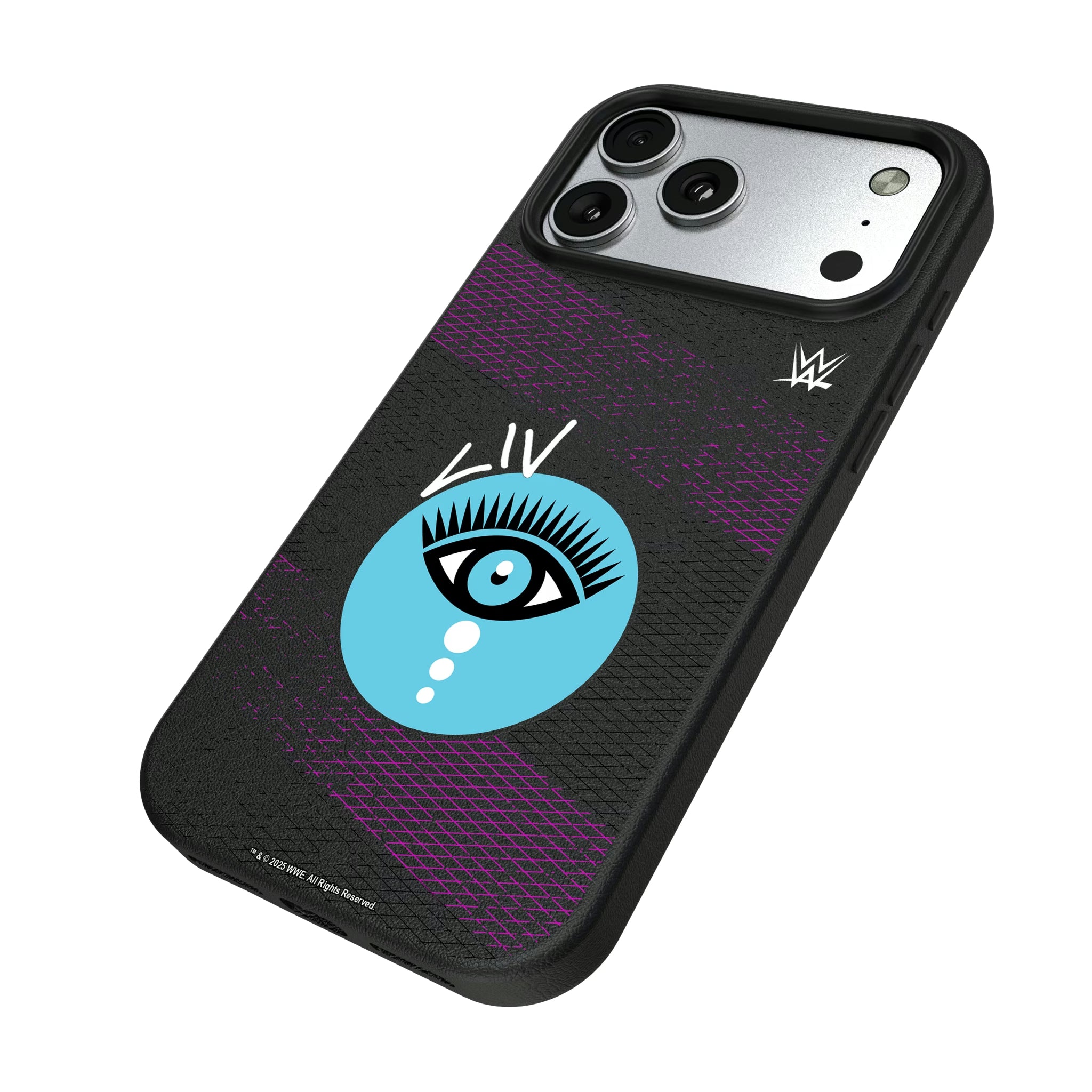 Liv Morgan Steel iPhone MagSafe Compatible Phone Case for Apple iPhone - Isometric View#Device_iPhone 17 Pro Max