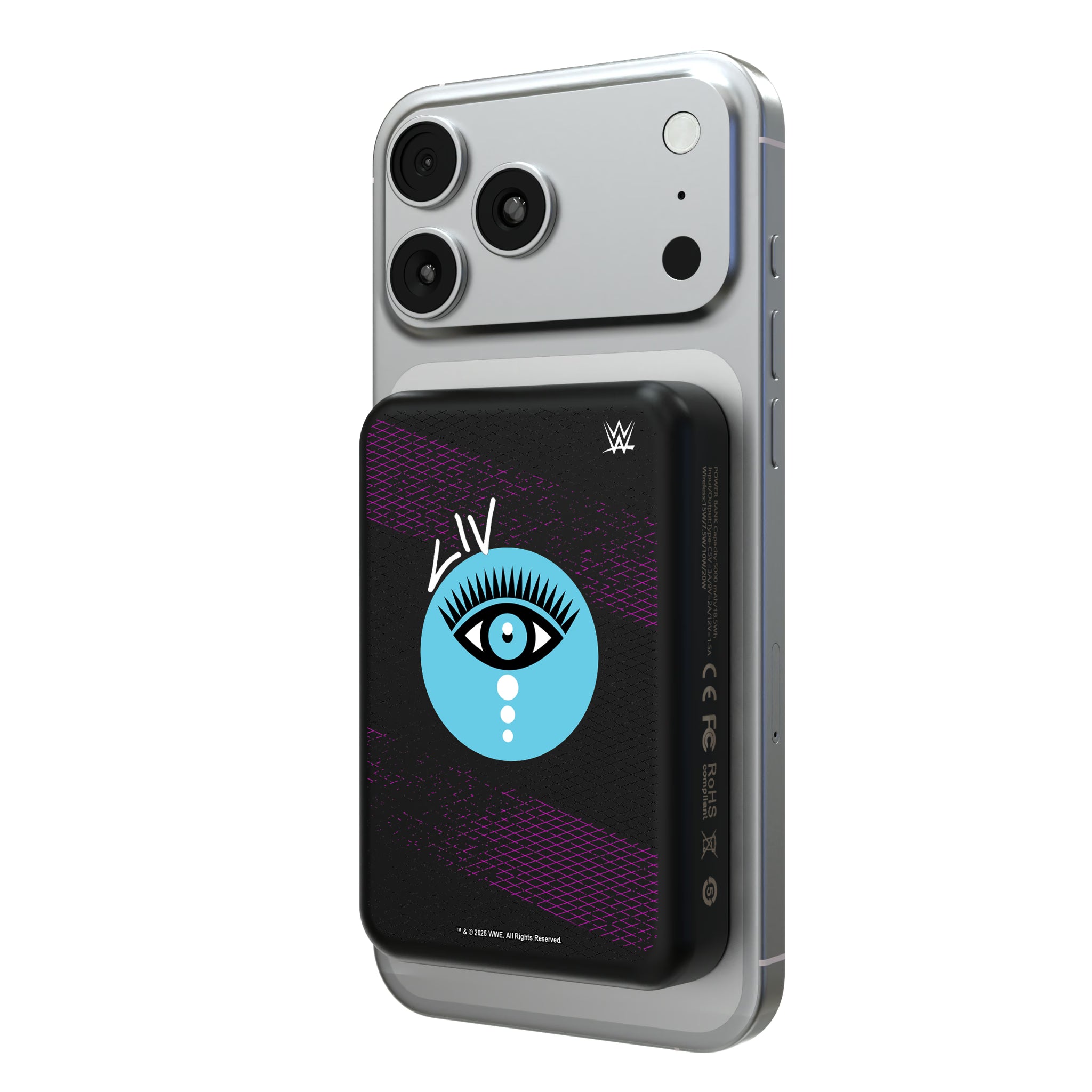 Liv Morgan Steel Wireless Mag Power Bank