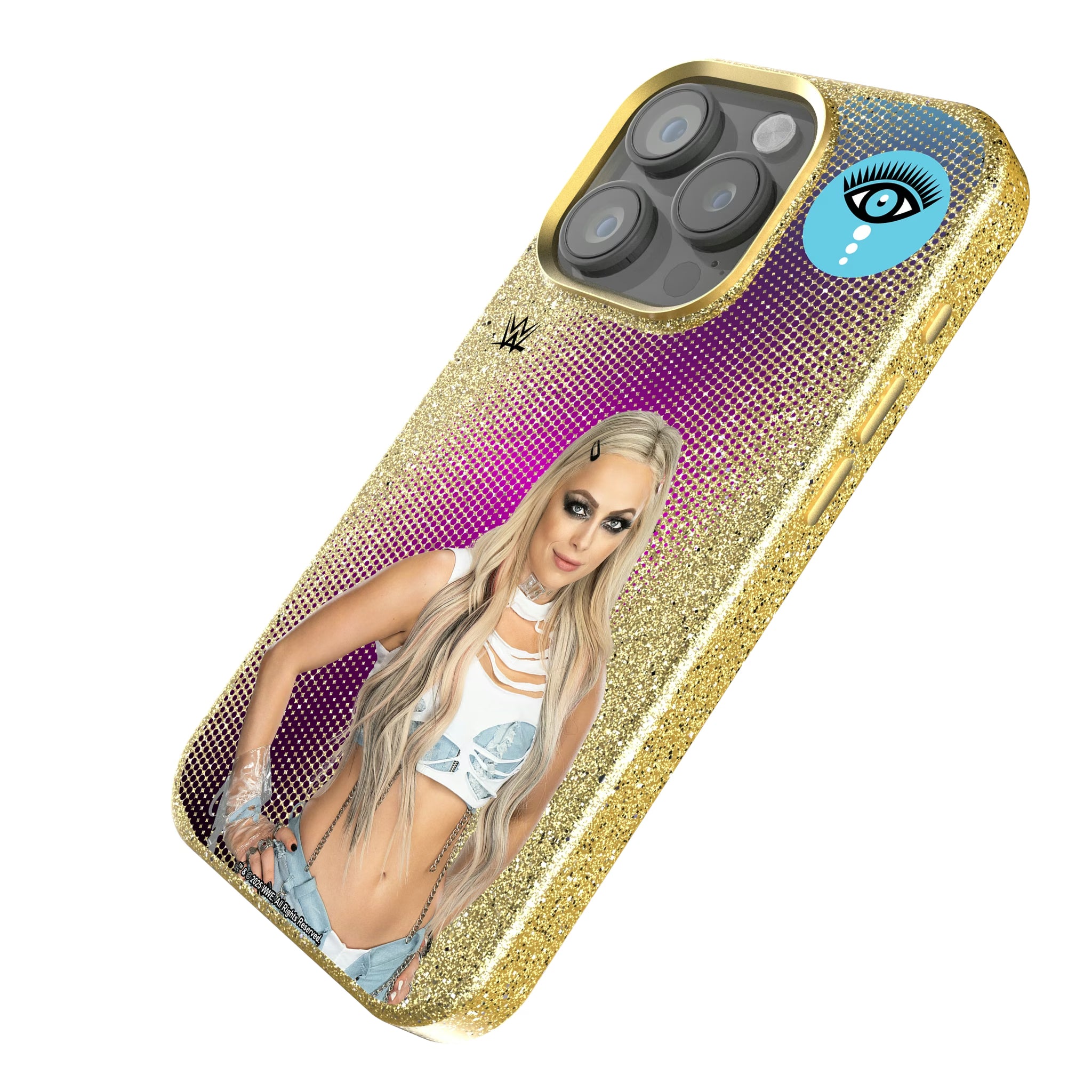 Liv Morgan Superstar iPhone Bling Phone Case for Apple iPhone - Isometric View