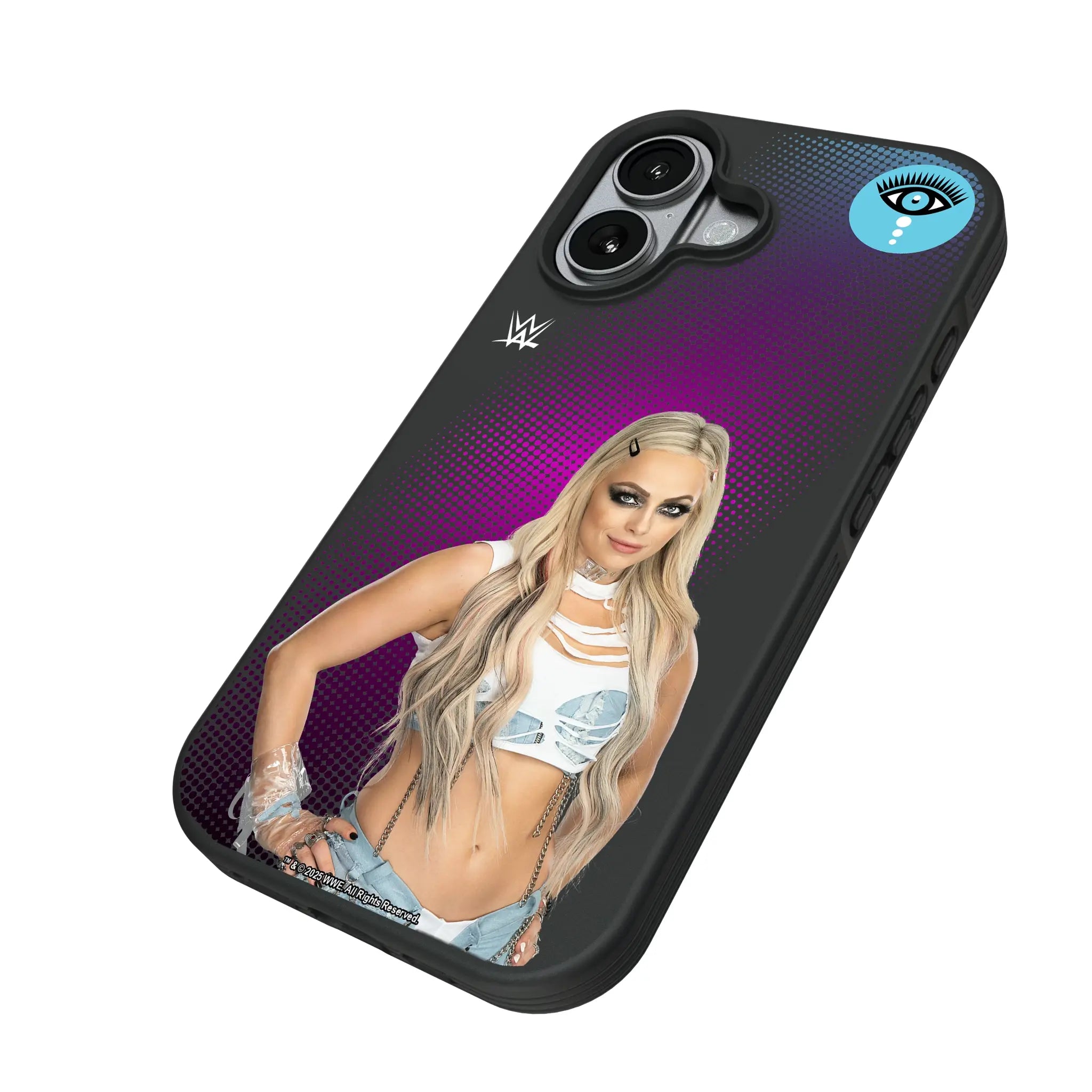 Liv Morgan Superstar iPhone Bump Phone Case for Apple iPhone - Isometric View#Device_iPhone 17