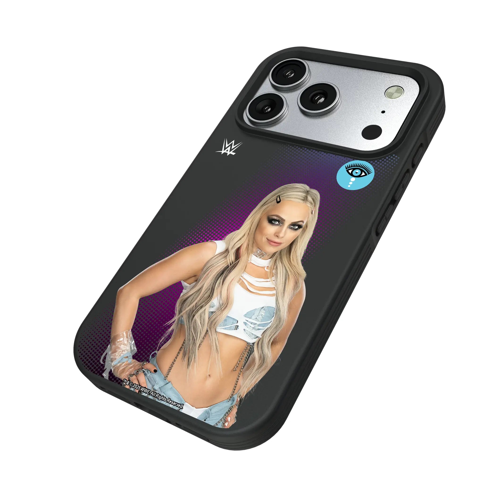 Liv Morgan Superstar iPhone Bump Phone Case for Apple iPhone - Isometric View#Device_iPhone 17 Pro