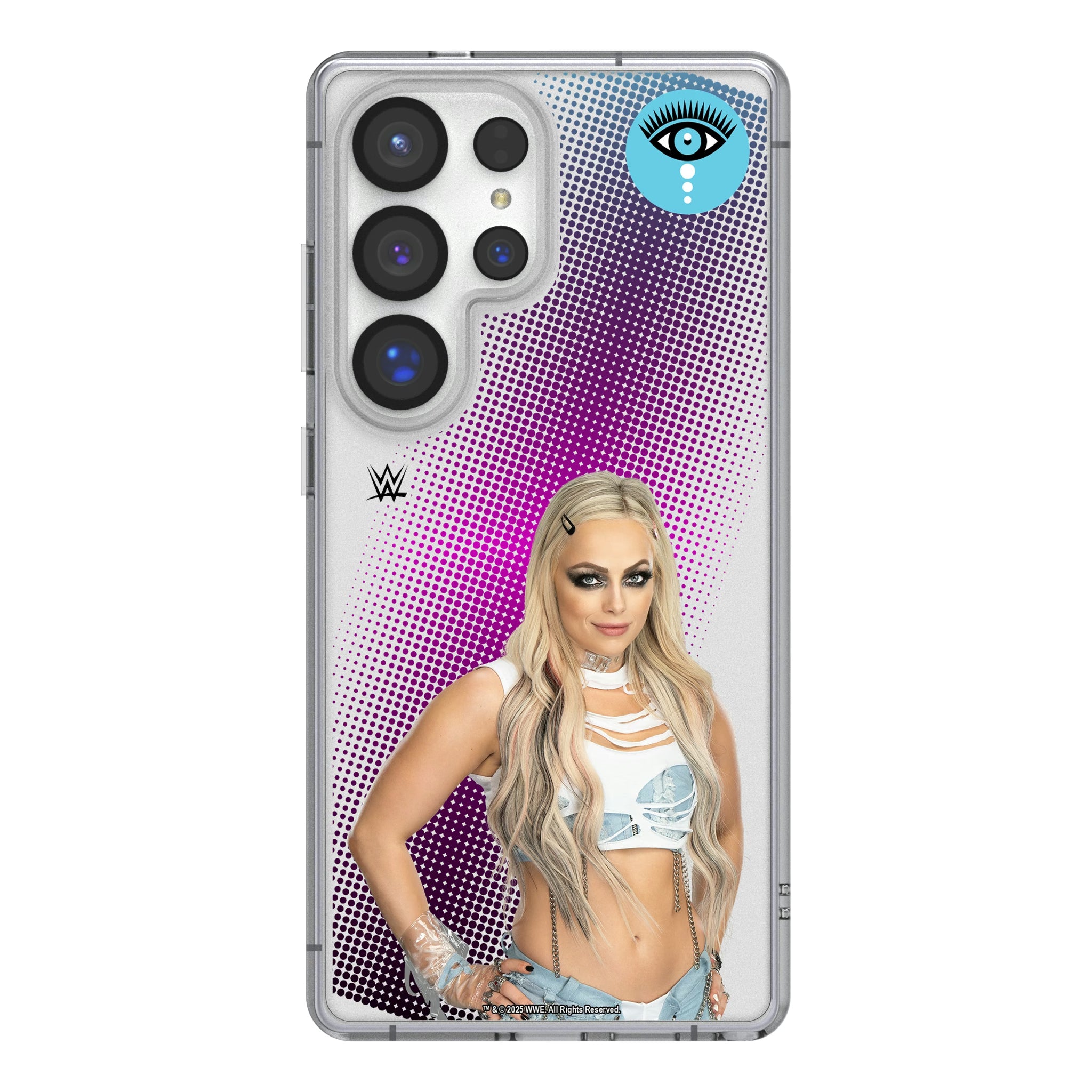 Liv Morgan Superstar Galaxy Clear Phone Case for Samsung Galaxy