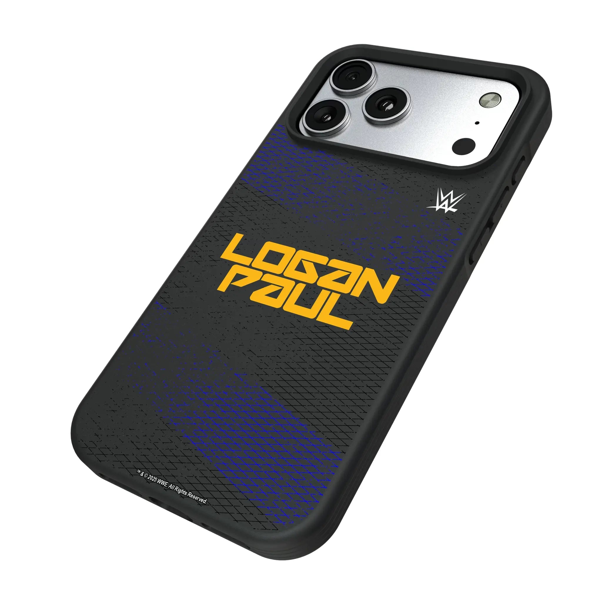 Logan Paul Steel iPhone Bump Phone Case for Apple iPhone - Isometric View#Device_iPhone 17 Pro Max