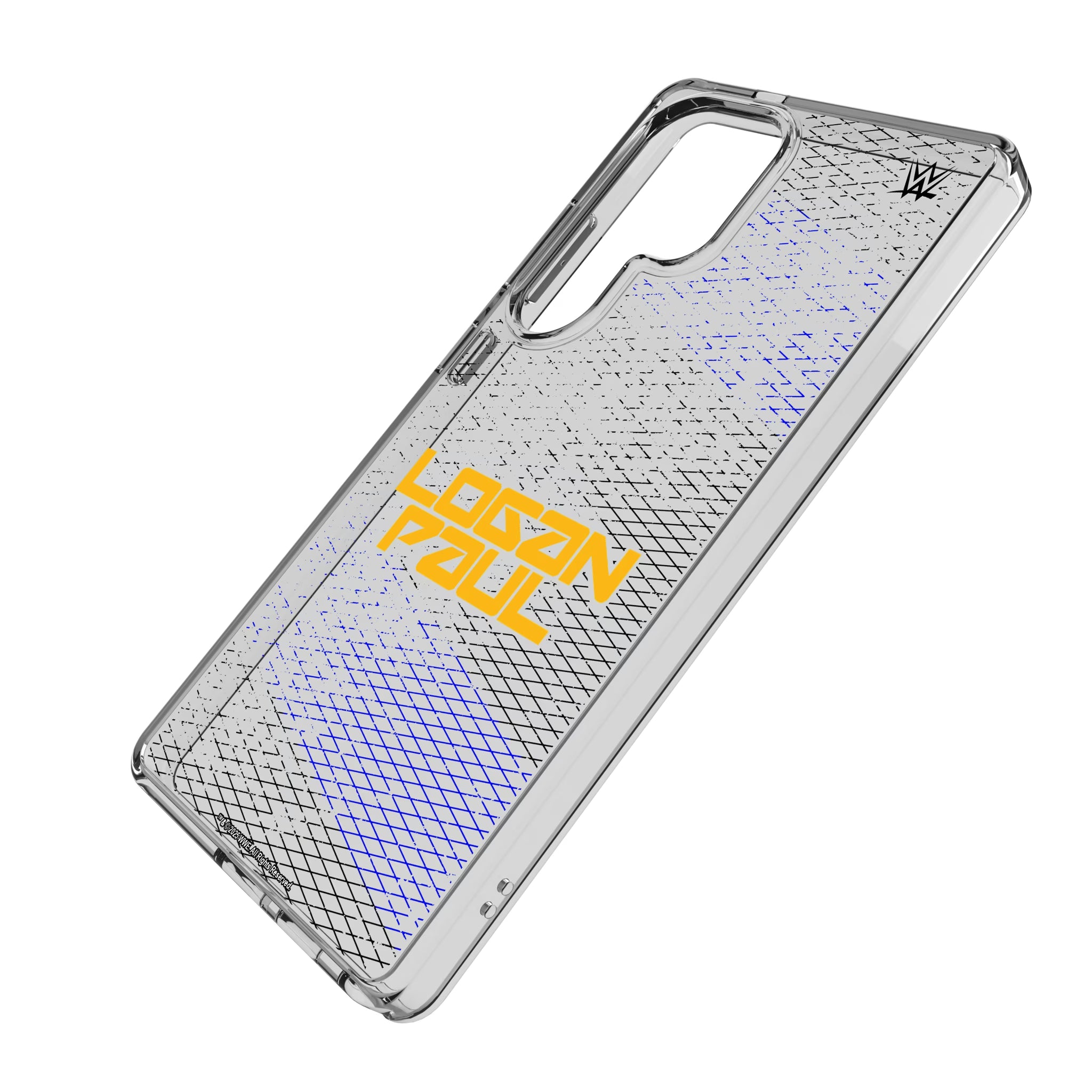 Logan Paul Steel Galaxy Clear Phone Case for Samsung Galaxy - Isometric View