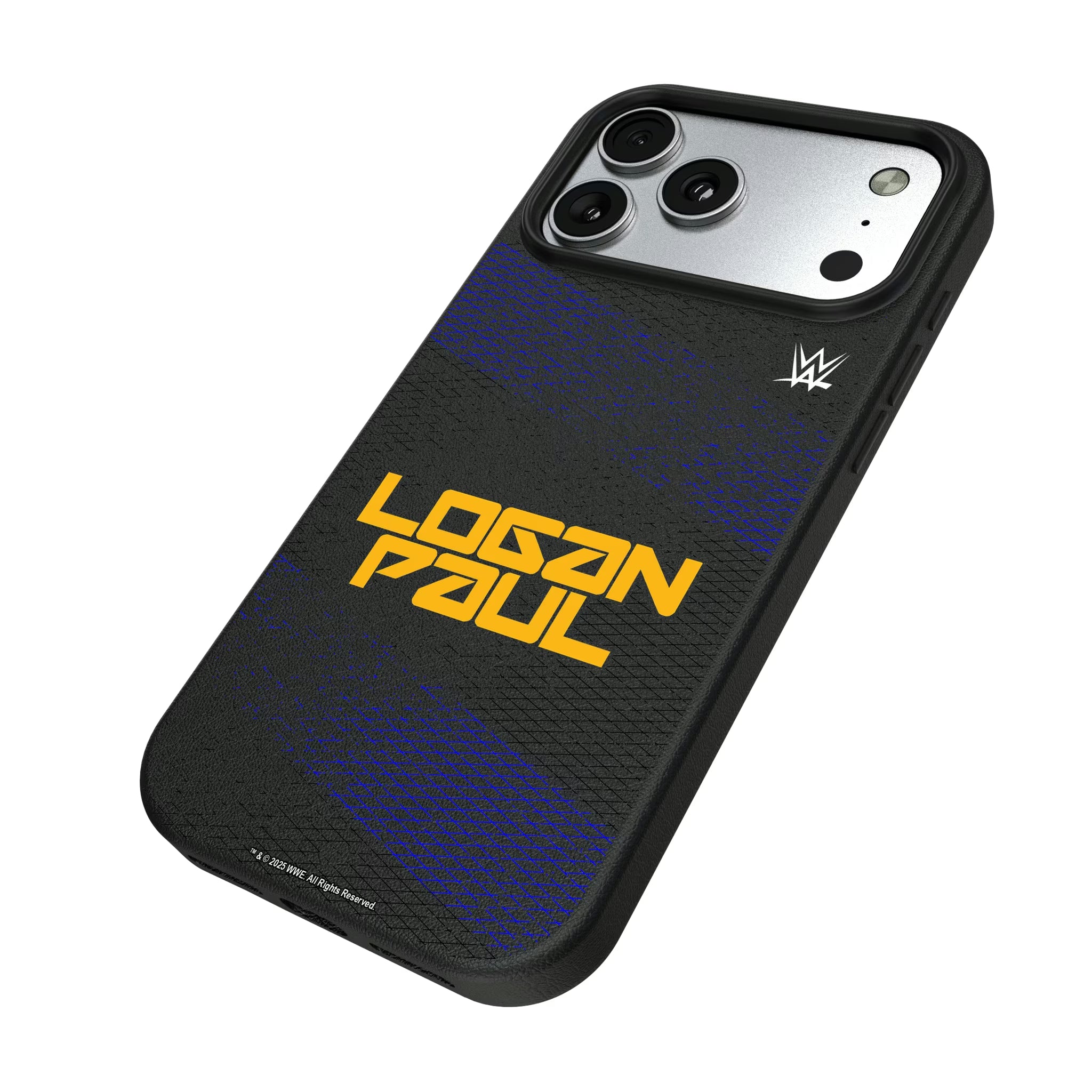 Logan Paul Steel iPhone MagSafe Compatible Phone Case for Apple iPhone - Isometric View#Device_iPhone 17 Pro Max