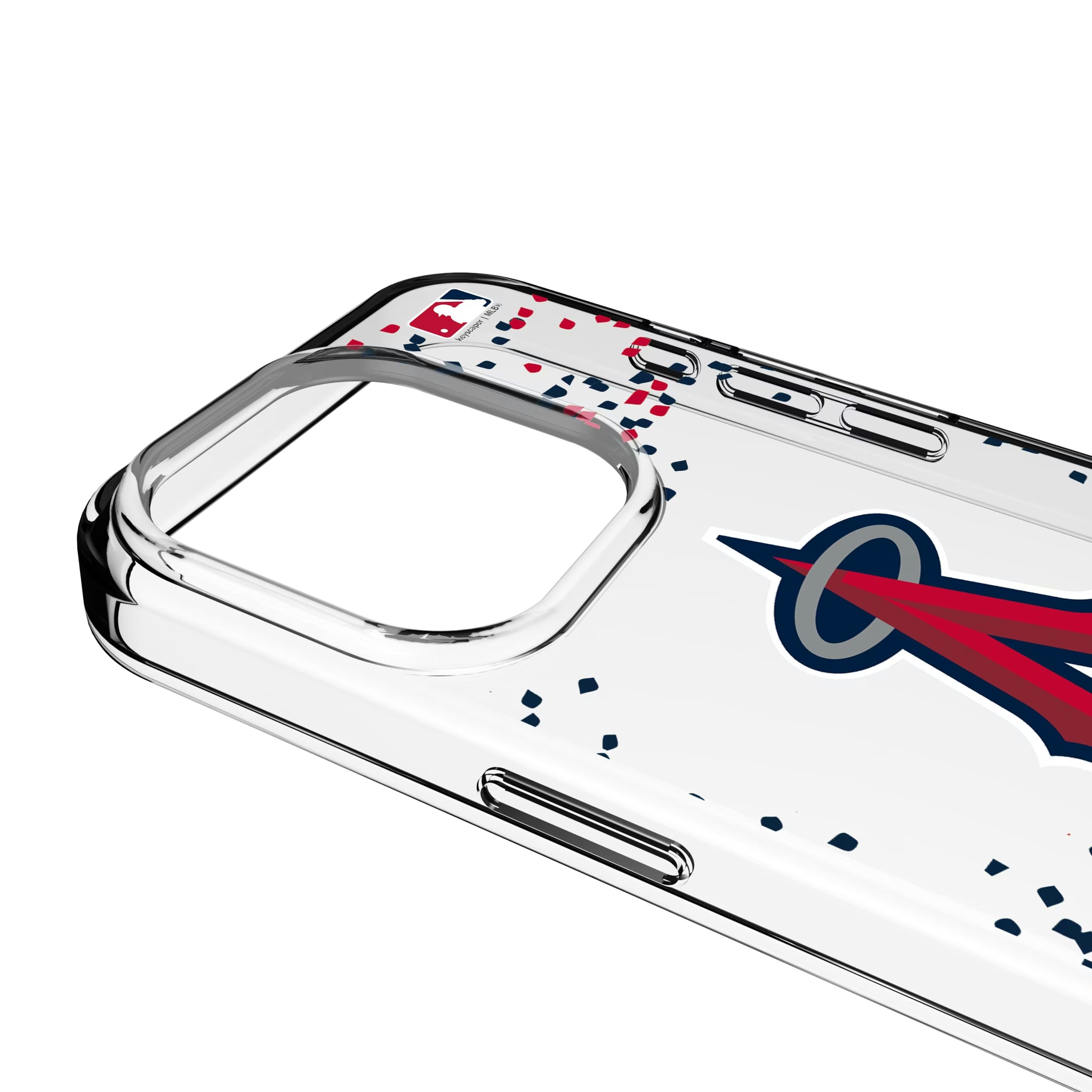 Los Angeles Angels Confetti iPhone Clear Phone Case for Apple iPhone - Detail