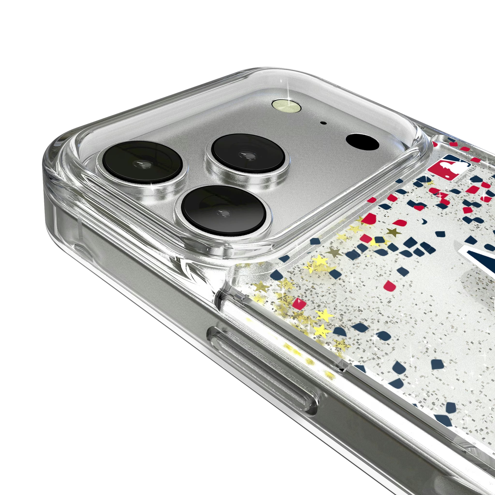 Los Angeles Angels Confetti iPhone Glitter Phone Case for Apple iPhone - Detail