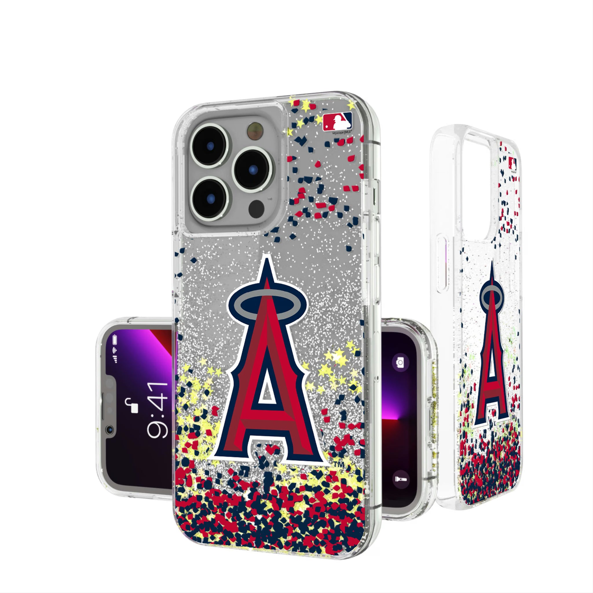 Los Angeles Angels Confetti iPhone Glitter Phone Case for Apple iPhone
