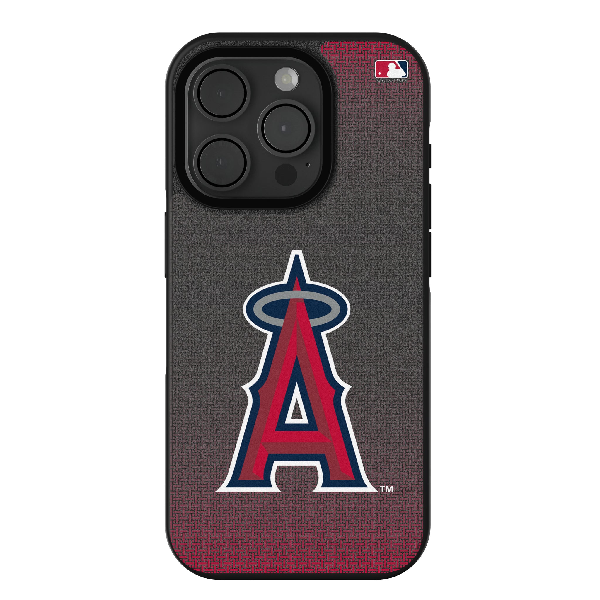 Los Angeles Angels Linen iPhone Bump Phone Case for Apple iPhone