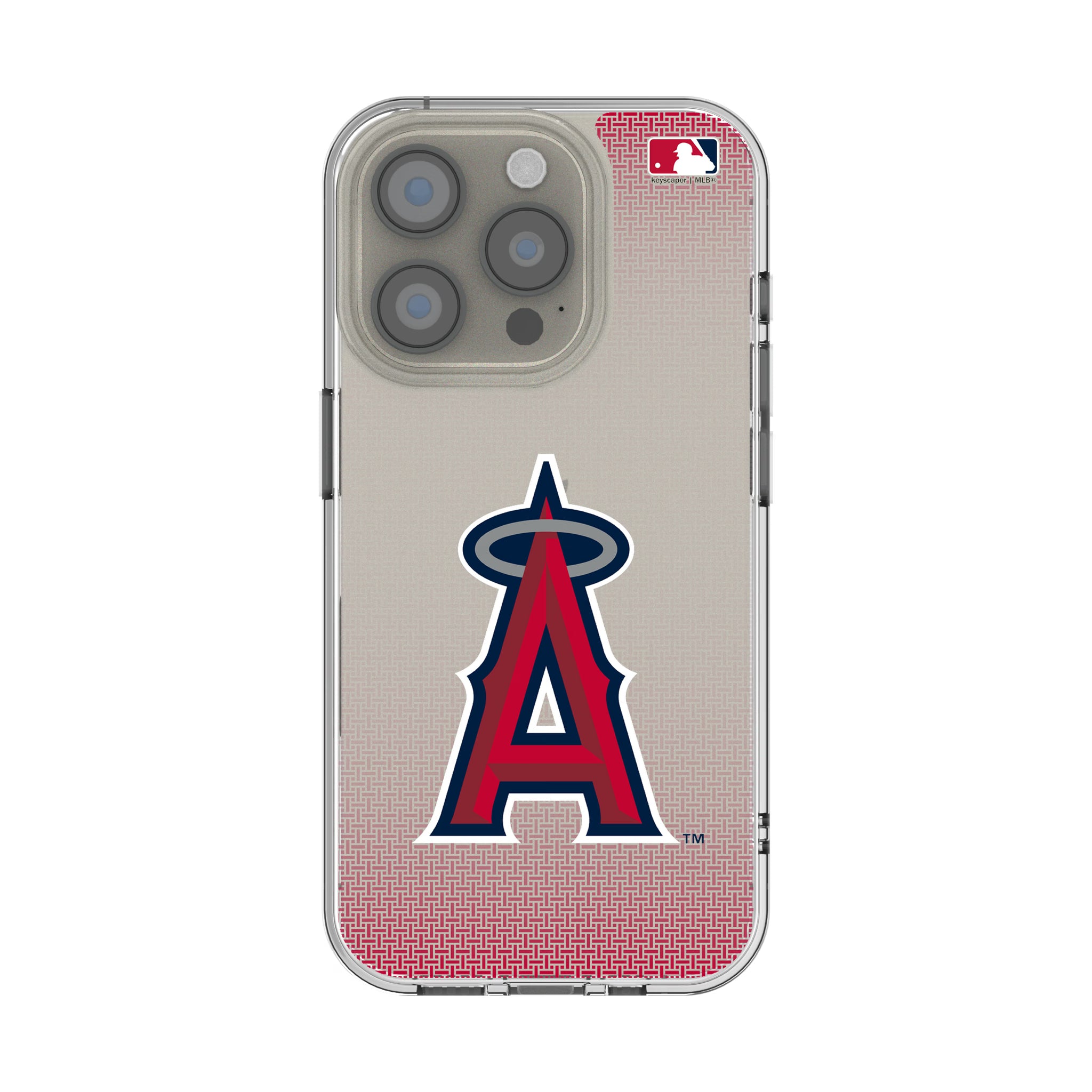 Los Angeles Angels Linen iPhone Clear Phone Case for Apple iPhone