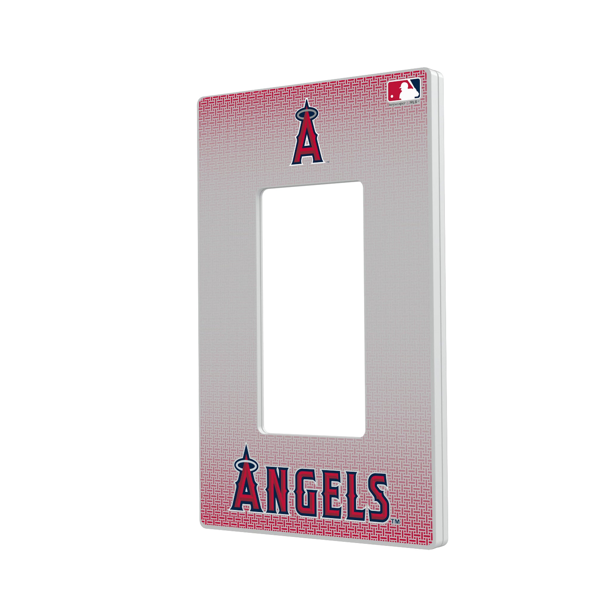 Los Angeles Angels Linen Hidden-Screw Light Switch Plate#Style_Single Rocker