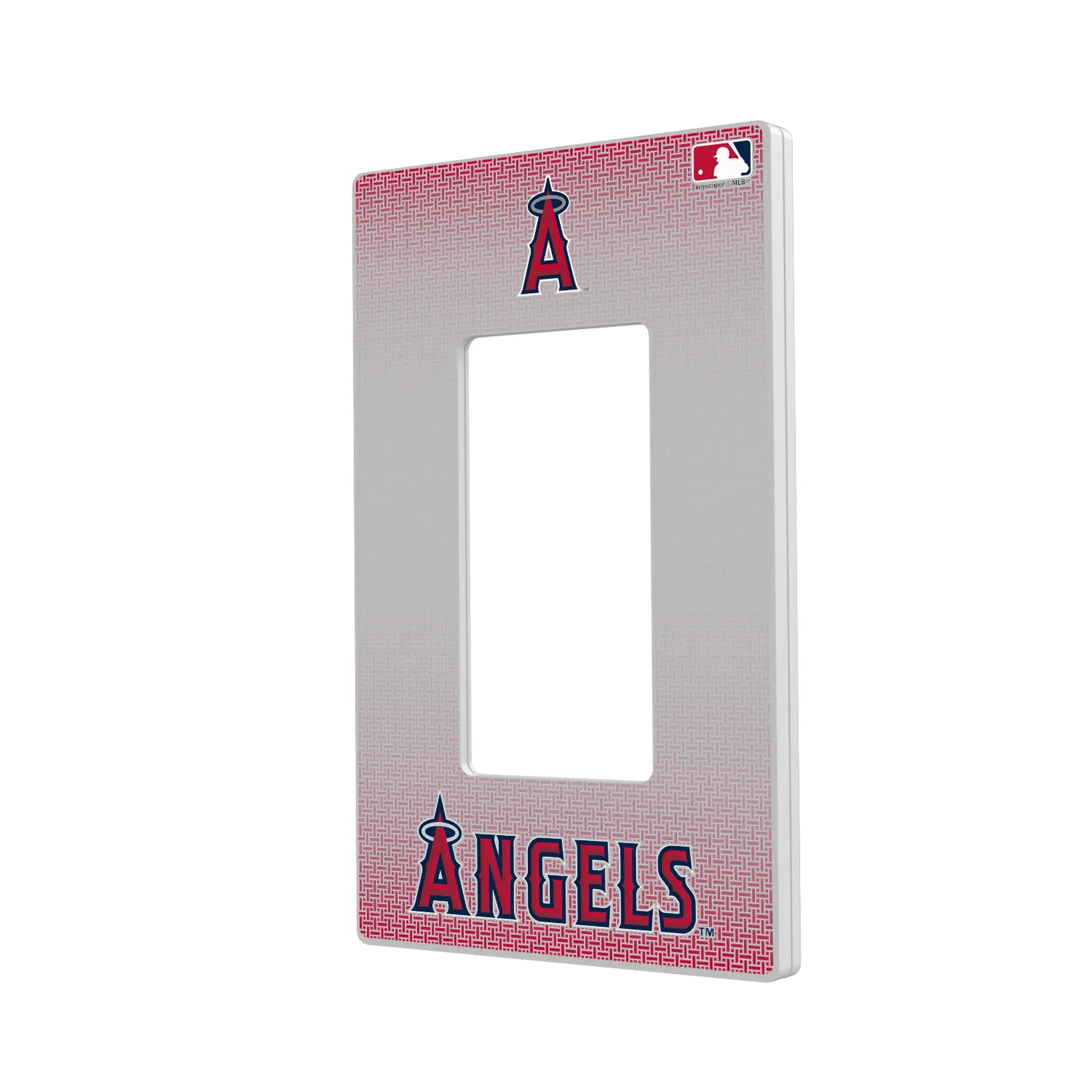 Los Angeles Angels Linen Hidden-Screw Light Switch Plate#Style_Single Rocker
