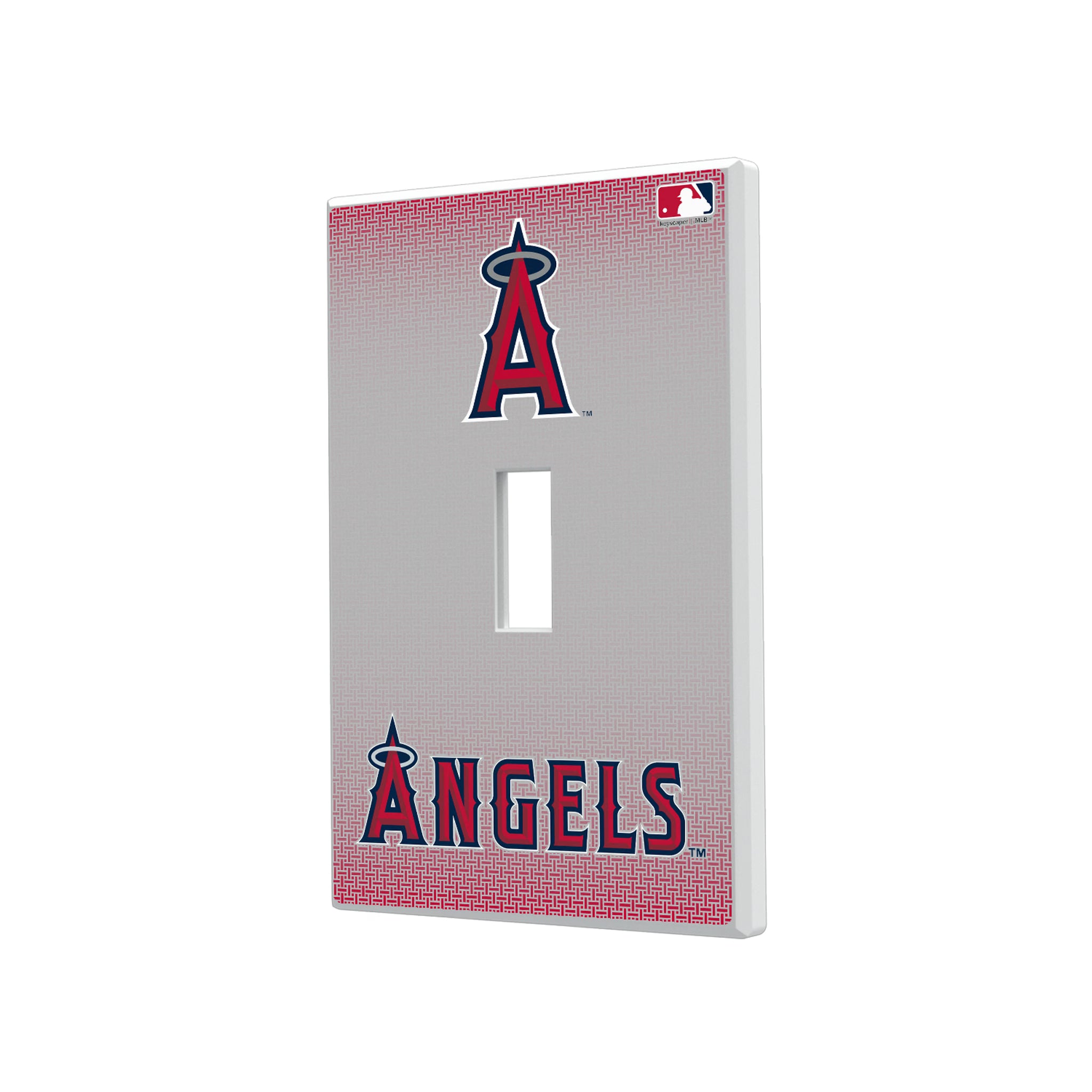 Los Angeles Angels Linen Hidden-Screw Light Switch Plate#Style_Single Toggle