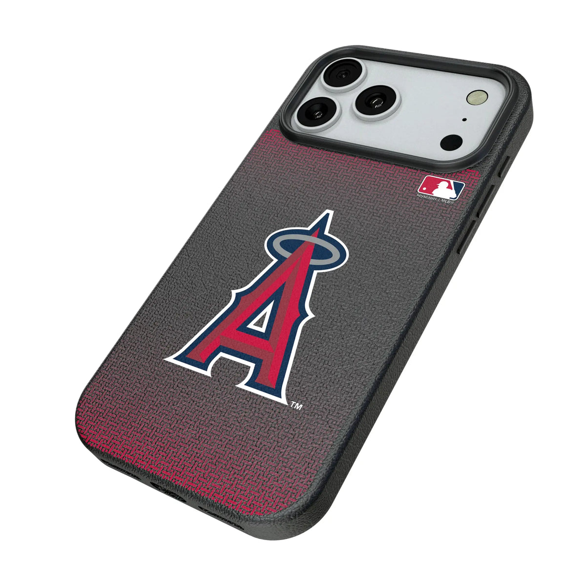 Los Angeles Angels Linen iPhone MagSafe Compatible Phone Case for Apple iPhone - Isometric View#Device_iPhone 18 Pro Max
