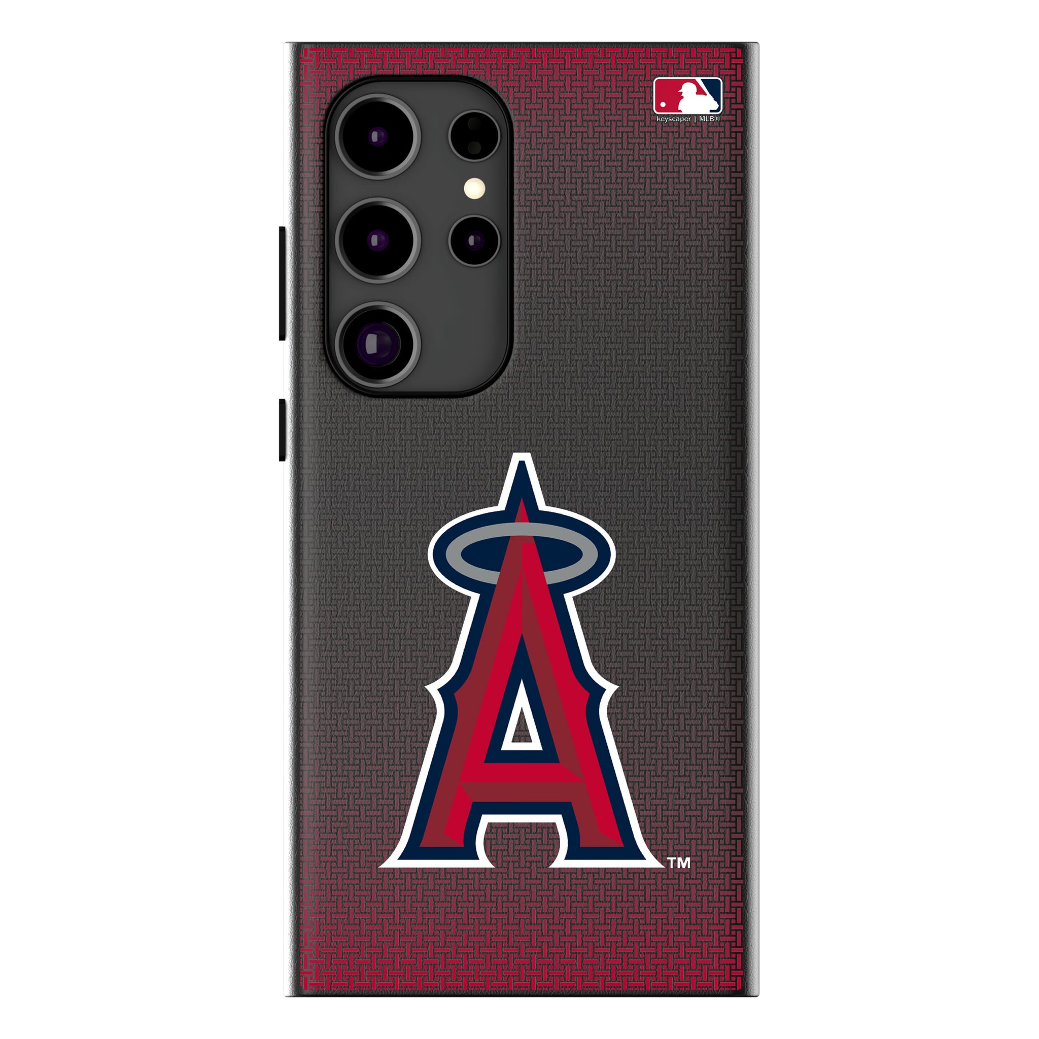 Los Angeles Angels Linen Galaxy MagSafe Compatible Phone Case for Samsung Galaxy