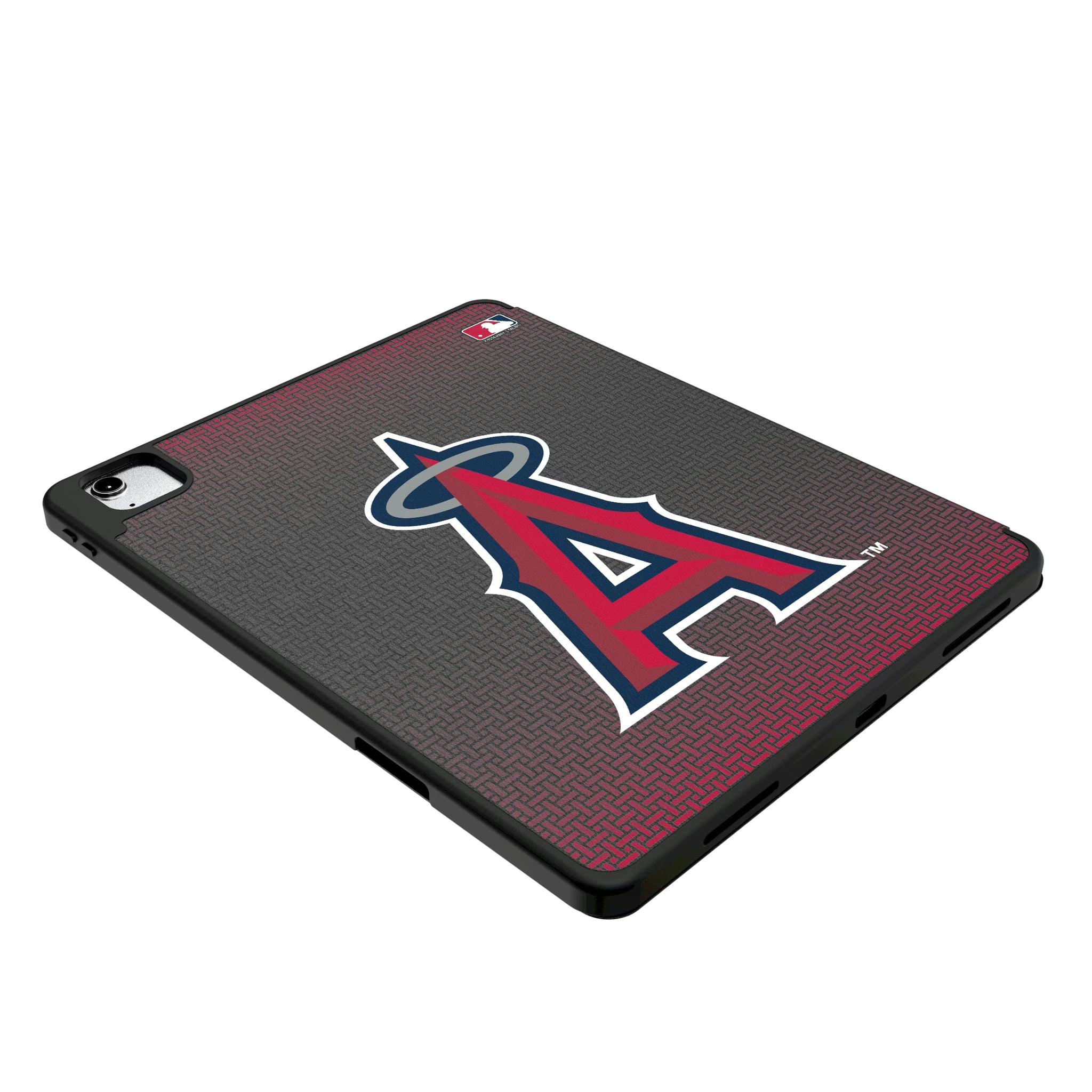 Los Angeles Angels Linen iPad Tablet Case for Apple iPad - Isometric View