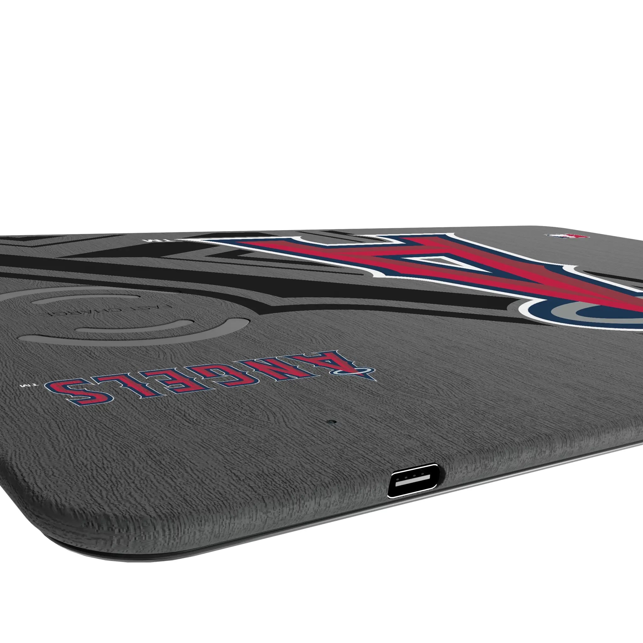 Los Angeles Angels Monocolor Tilt 15-Watt Wireless Charger and Mouse Pad