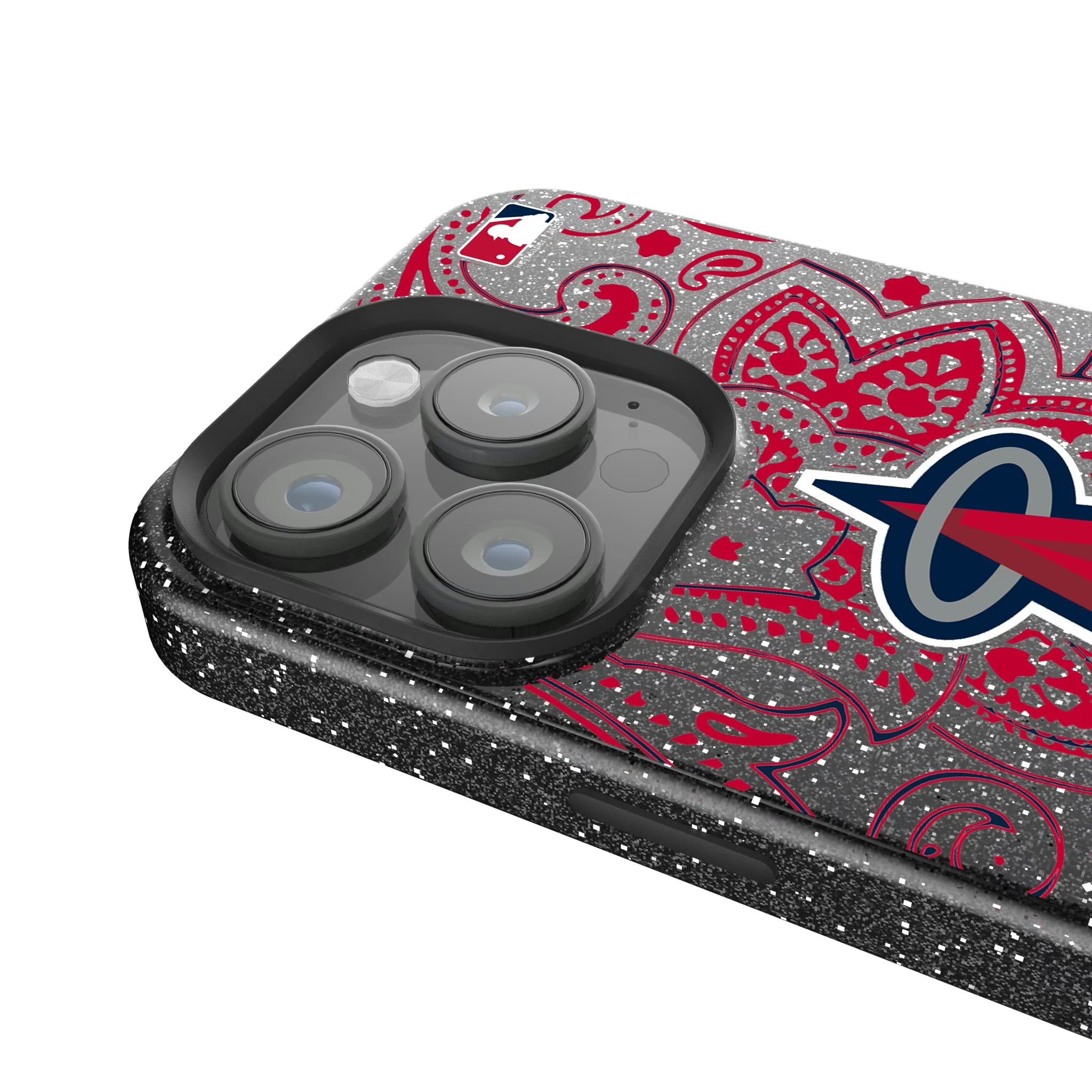 Los Angeles Angels Paisley iPhone Bling Phone Case for Apple iPhone - Detail