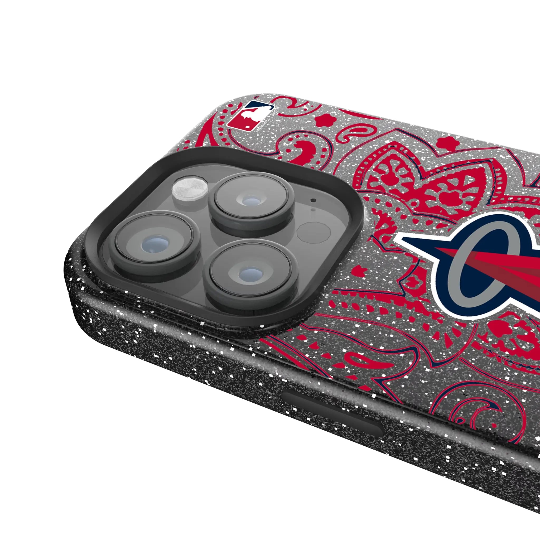 Los Angeles Angels Paisley iPhone Bling Phone Case for Apple iPhone - Detail