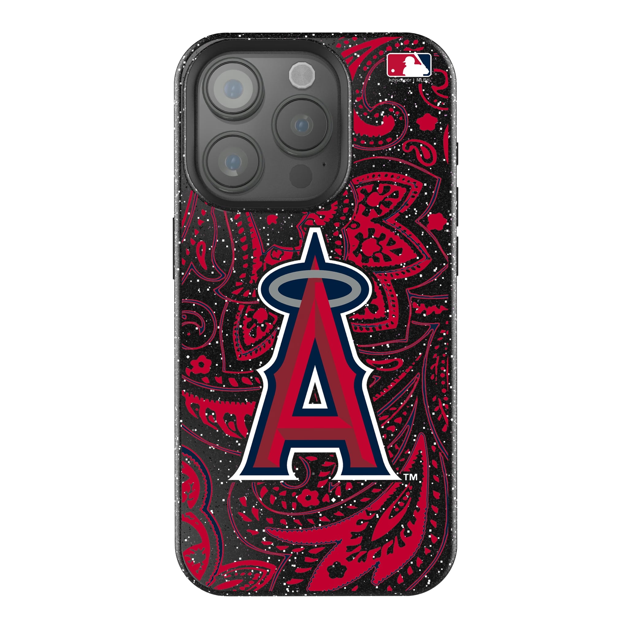 Los Angeles Angels Paisley iPhone Bling Phone Case for Apple iPhone
