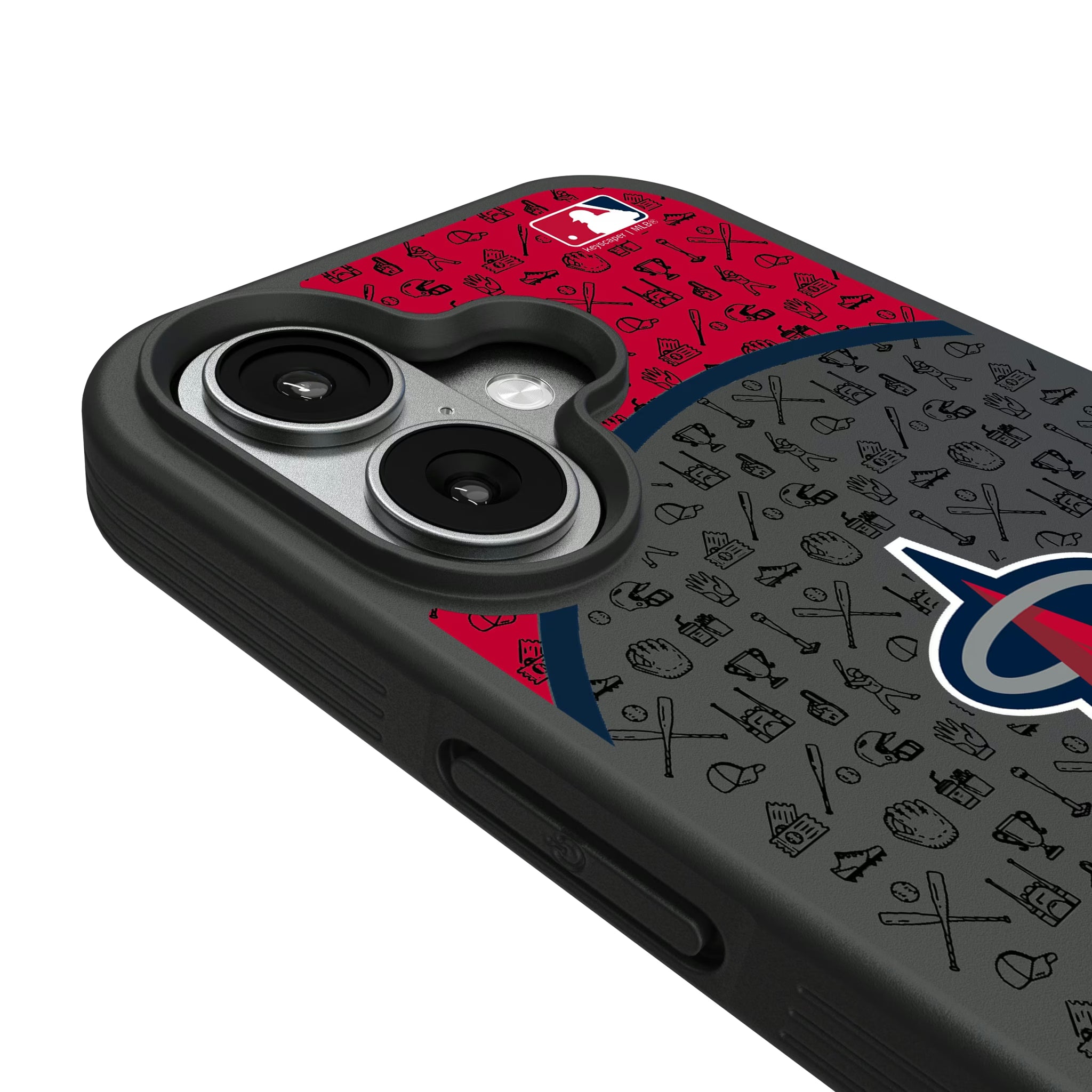 Los Angeles Angels Personalized Circle iPhone Bump Phone Case for Apple iPhone - Detail#Device_iPhone 17