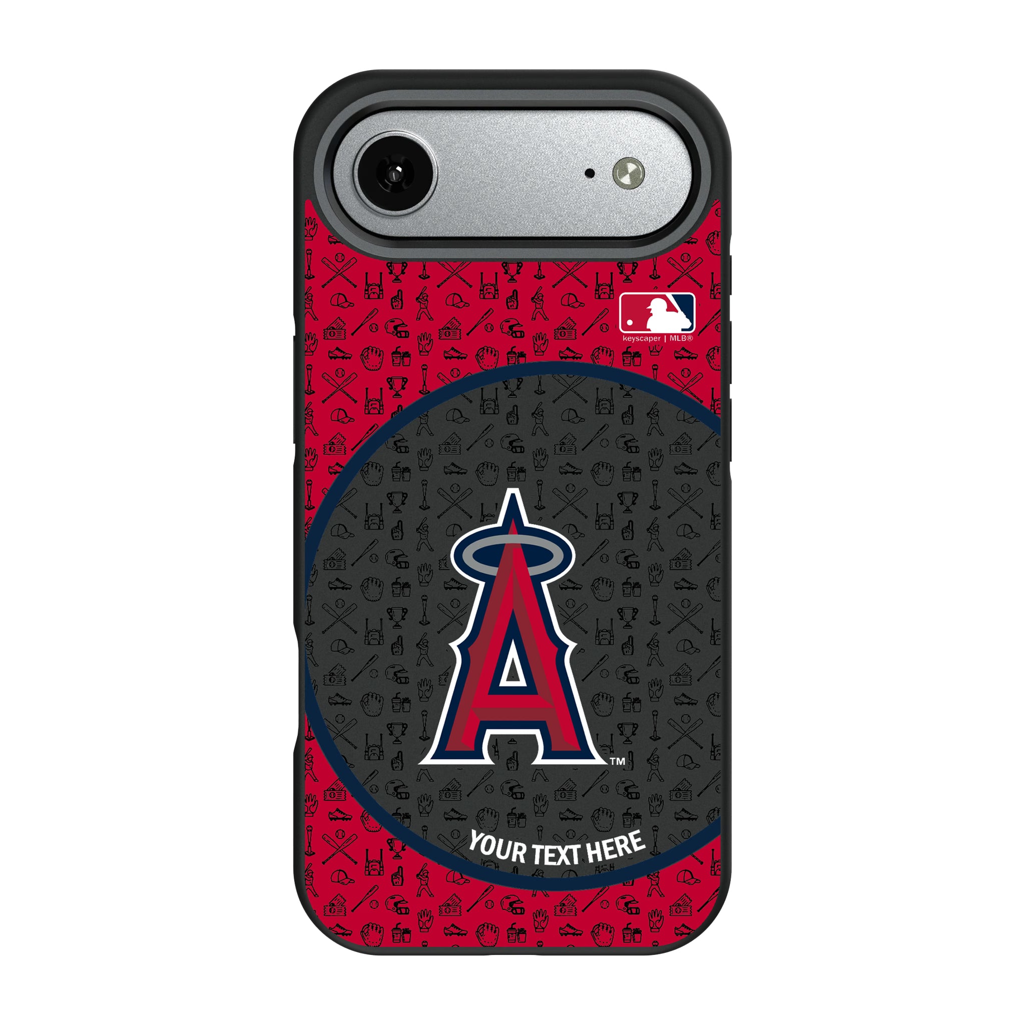 Los Angeles Angels Personalized Circle iPhone Bump Phone Case for Apple iPhone#Device_iPhone Air