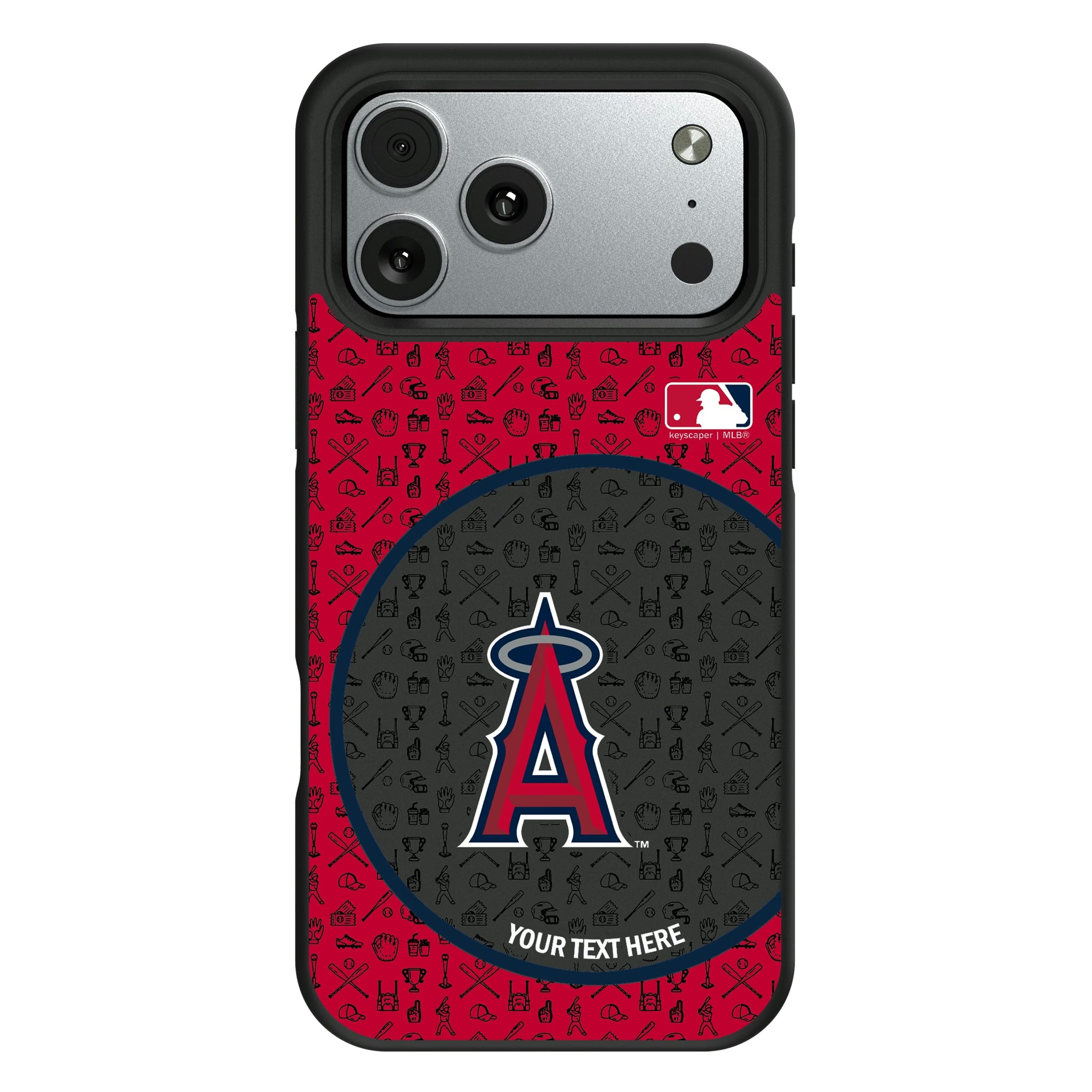 Los Angeles Angels Personalized Circle iPhone Bump Phone Case for Apple iPhone#Device_iPhone 17 Pro Max