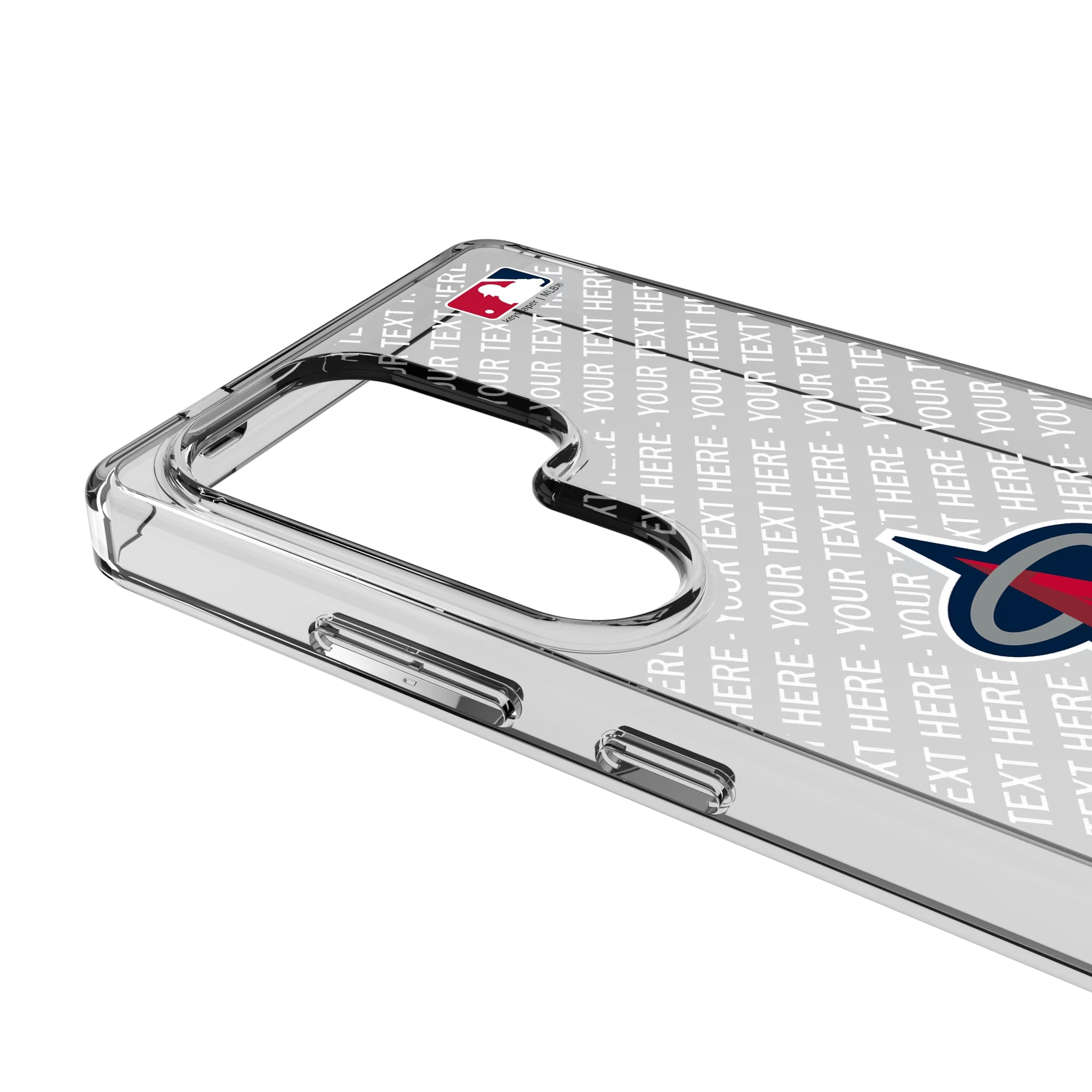 Los Angeles Angels Personalized EndZone Plus Galaxy Clear Phone Case for Samsung Galaxy - Detail
