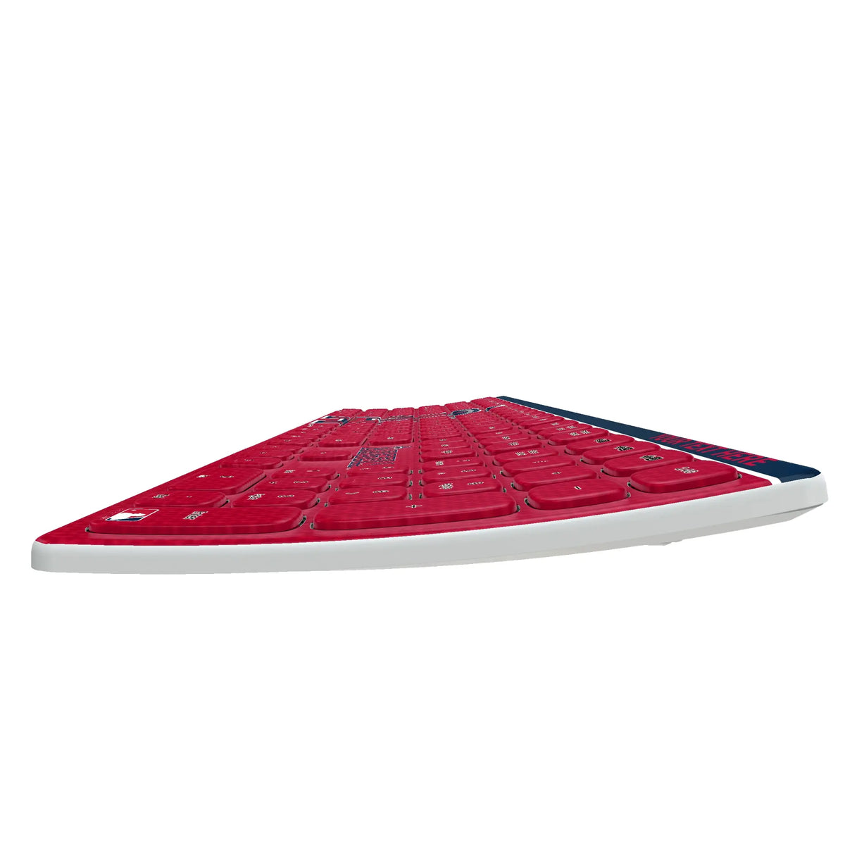 Los Angeles Angels Personalized Endzone Solid KKB605 Curved Wireless Keyboard