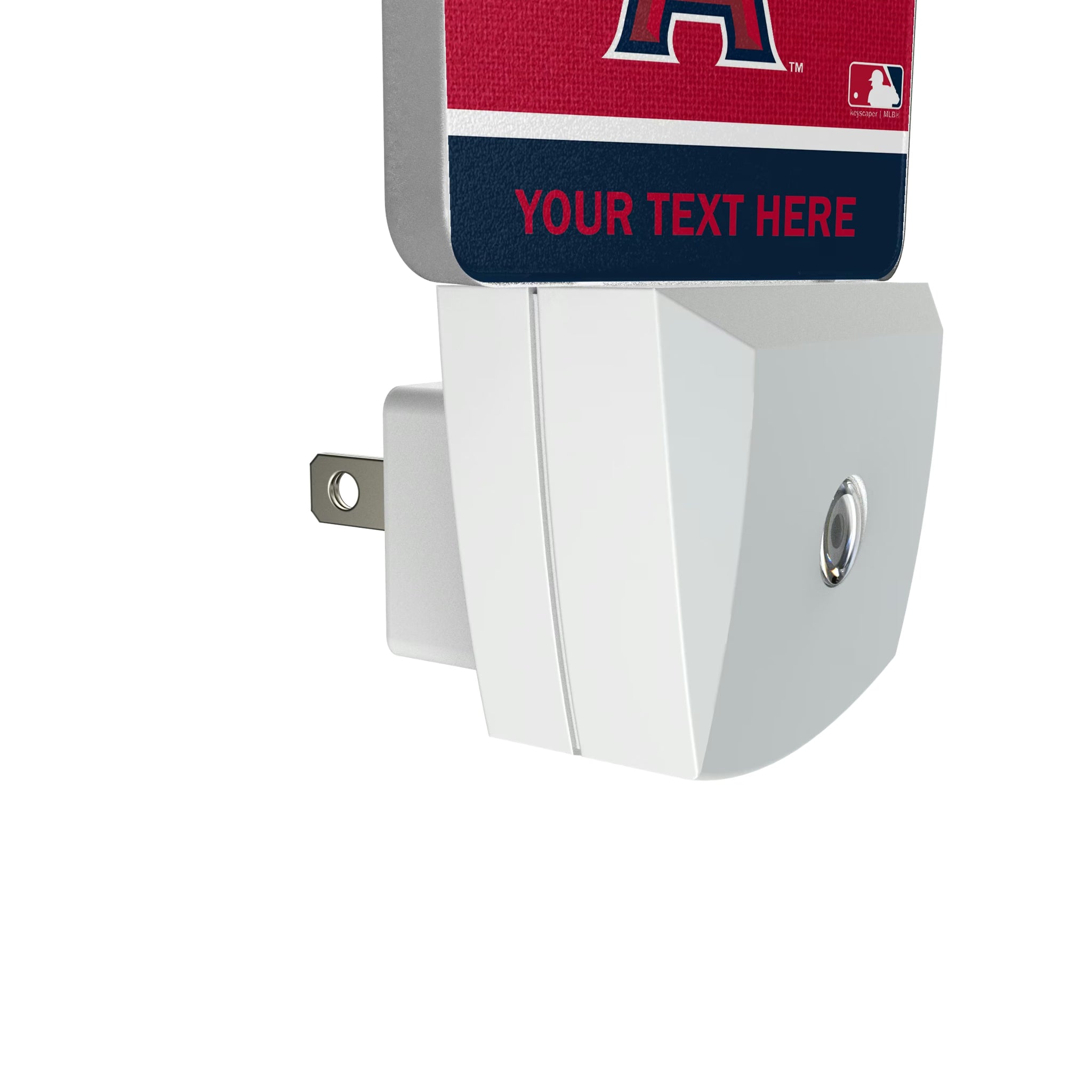 Los Angeles Angels Personalized Endzone Solid Night Light 2-Pack - Detail