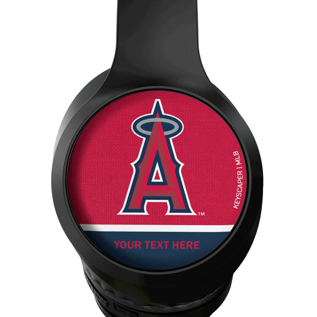 Los Angeles Angels Personalized Endzone Solid Wireless Over-Ear Headphones With Case - Detail