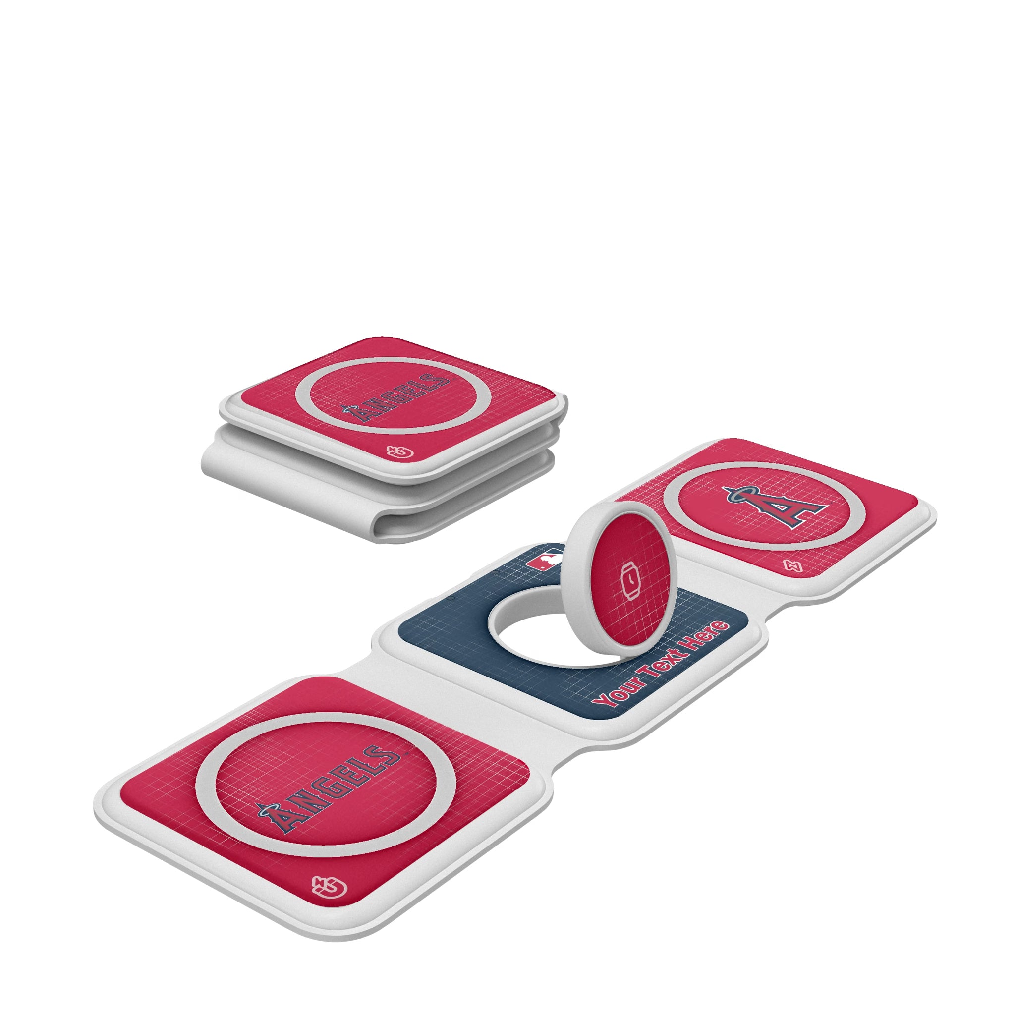 Los Angeles Angels Personalized Hatch Foldable 3 in 1 Charger