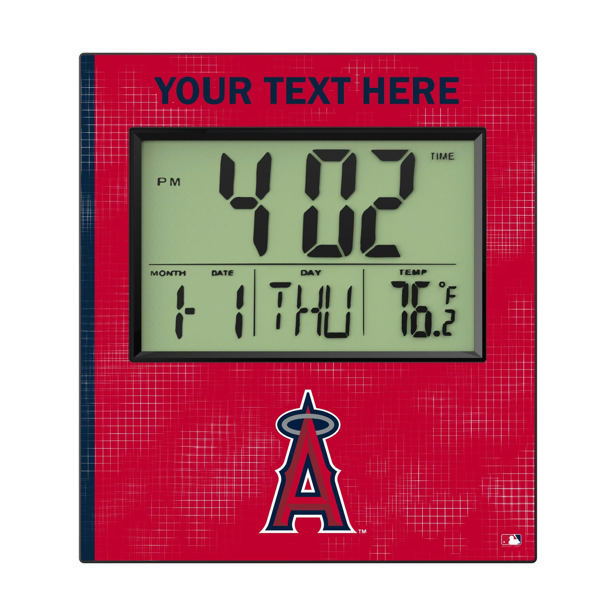 Los Angeles Angels Personalized Hatch Wall Clock