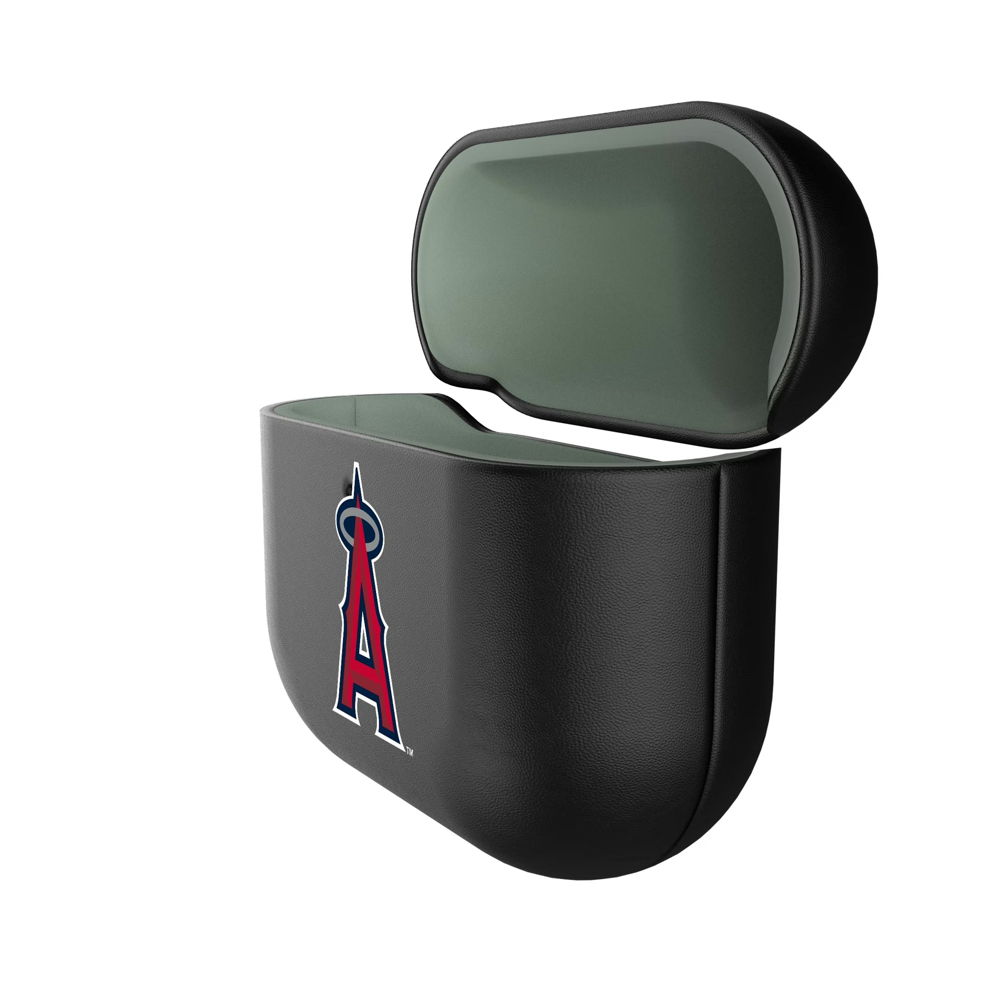 Los Angeles Angels Personalized Insignia AirPods AirPod Case Cover - Isometric View#Device_AirPods 4