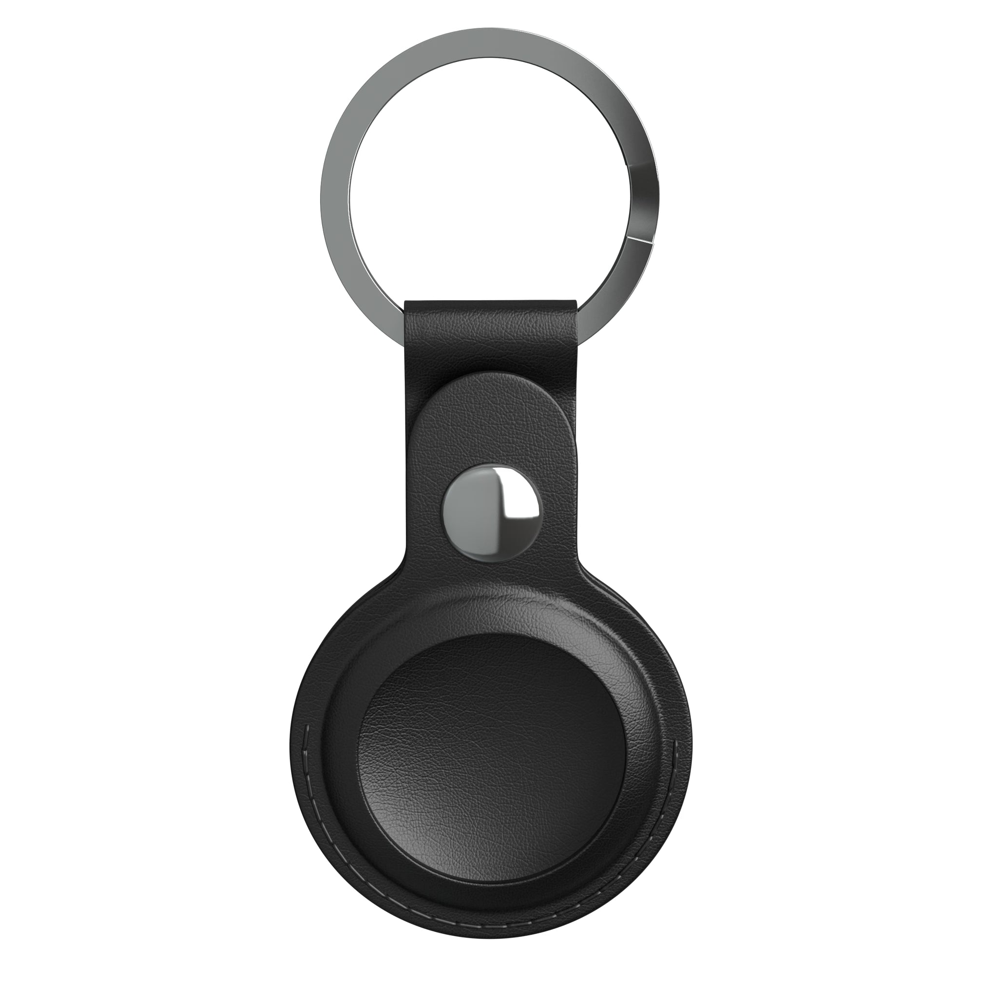 Los Angeles Angels Personalized Insignia AirTag Black Airtag Holder