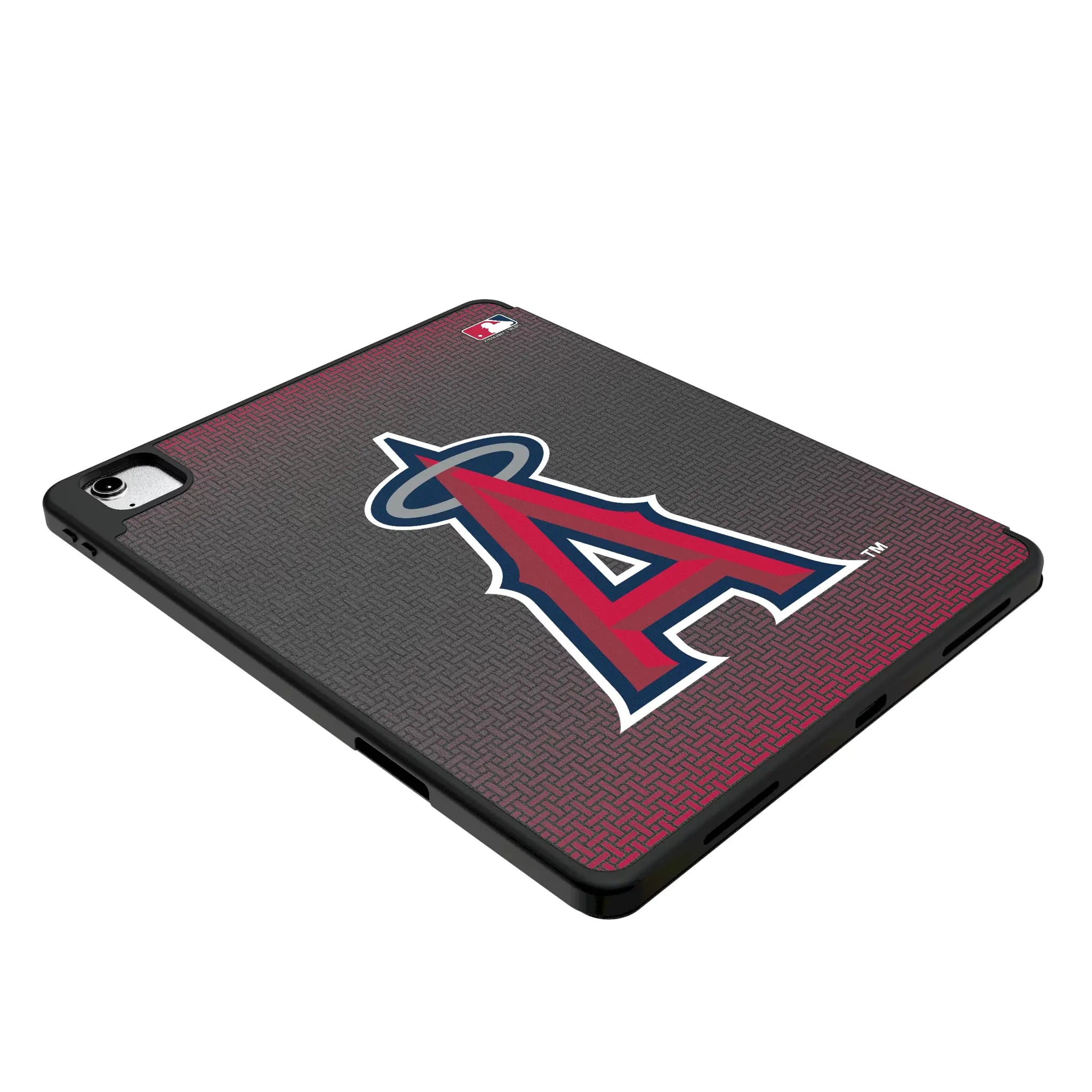 Los Angeles Angels Personalized Linen iPad Tablet Case for Apple iPad - Isometric View