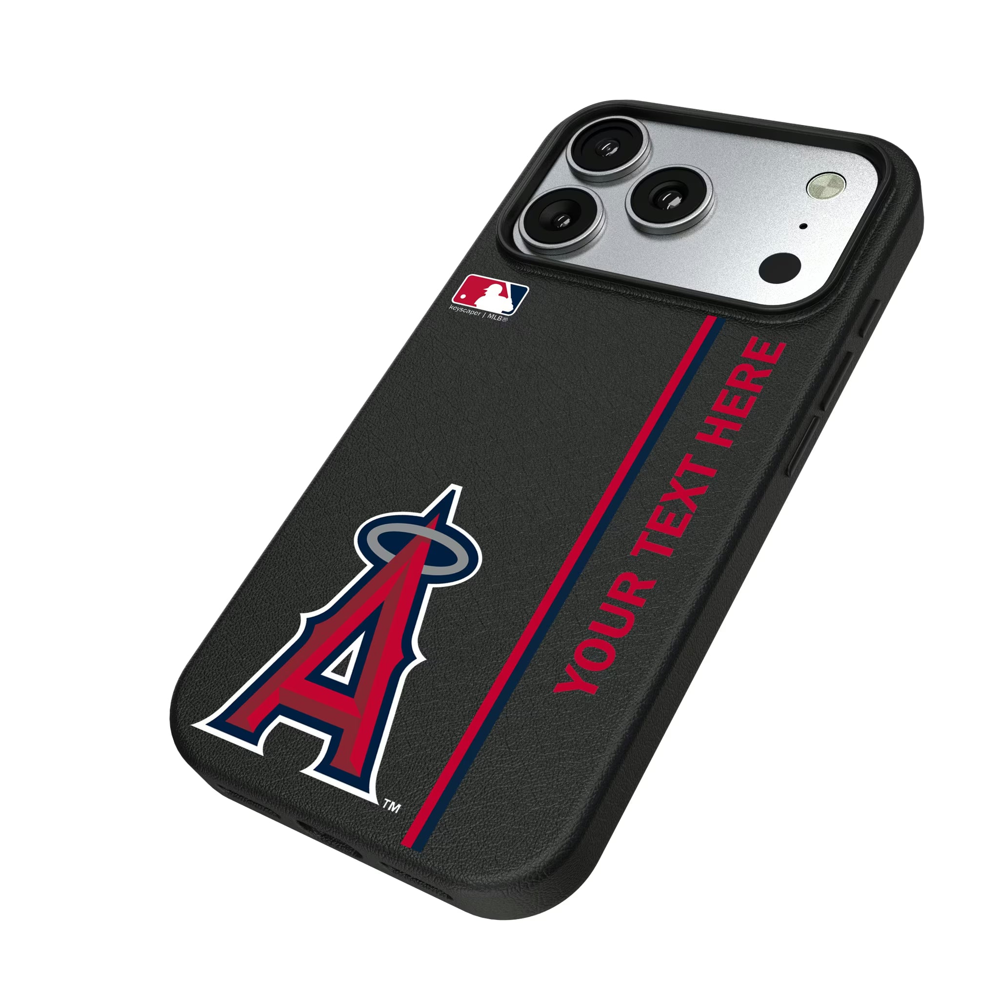 Los Angeles Angels Personalized Sidebard iPhone MagSafe Compatible Phone Case for Apple iPhone - Isometric View#Device_iPhone 17 Pro