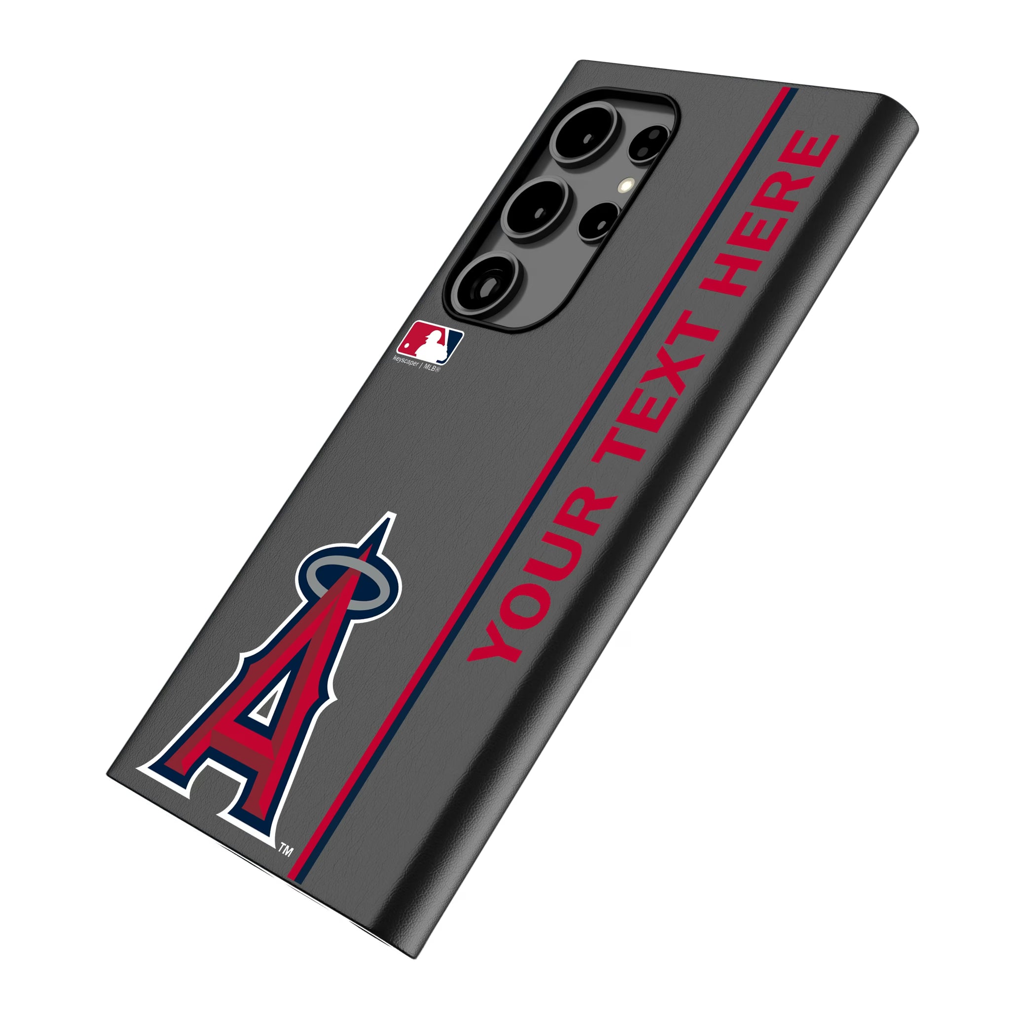 Los Angeles Angels Personalized Sidebard Galaxy MagSafe Compatible Phone Case for Samsung Galaxy - Isometric View