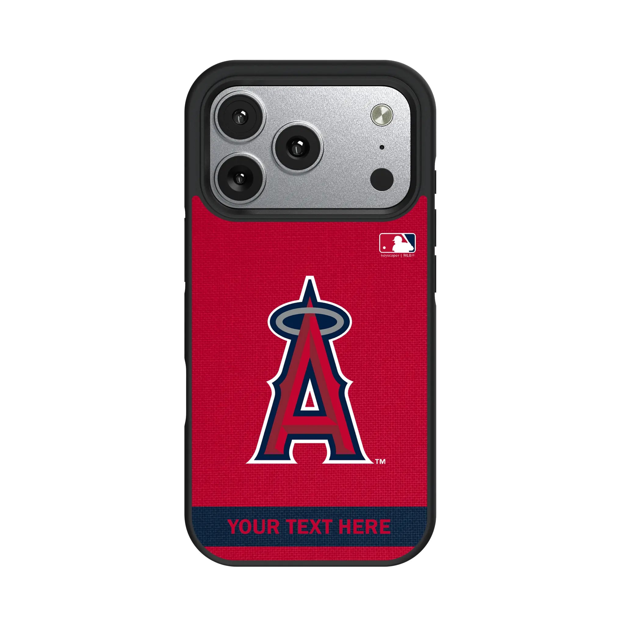 Los Angeles Angels Personalized Stripe iPhone Bump Phone Case for Apple iPhone#Device_iPhone 17 Pro
