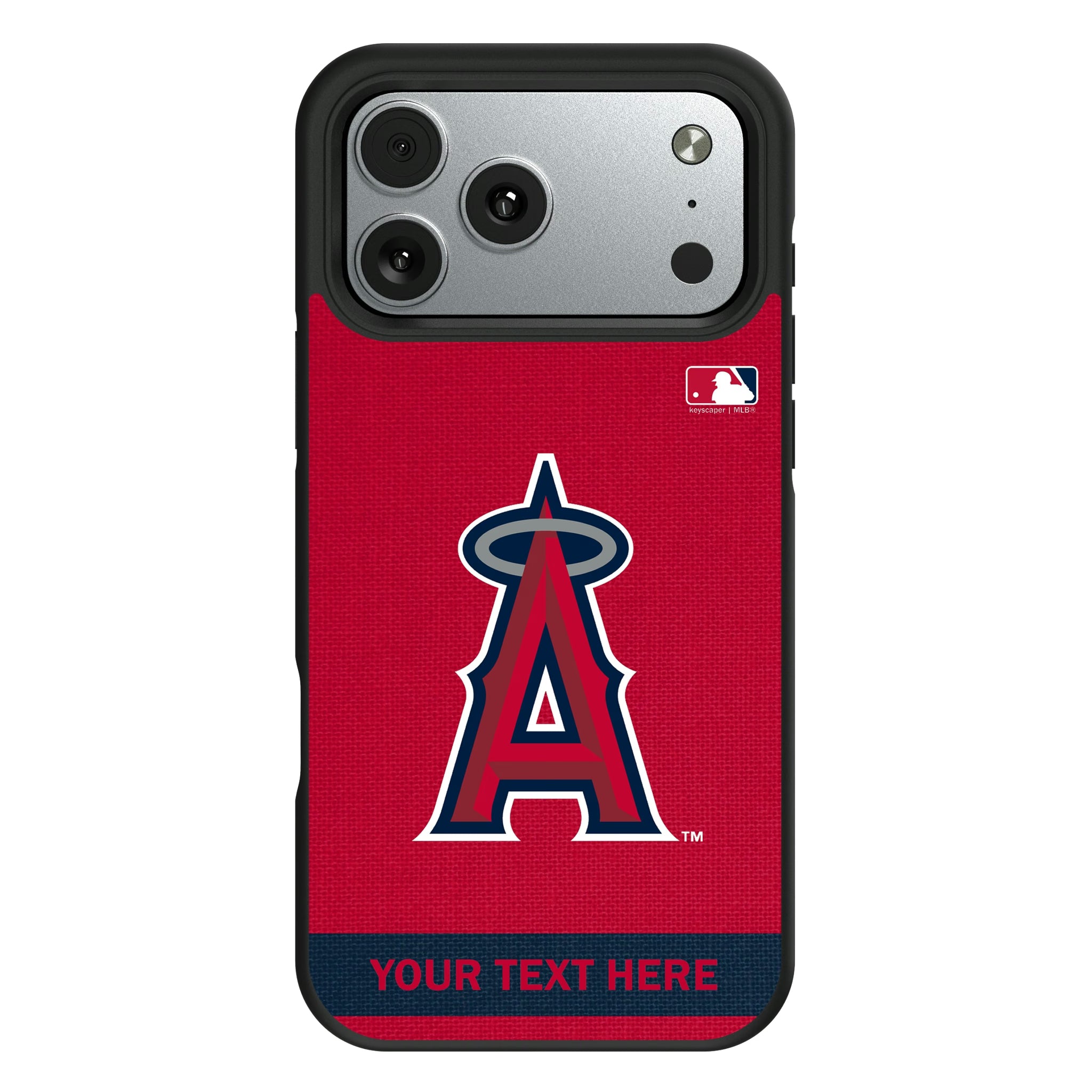 Los Angeles Angels Personalized Stripe iPhone Bump Phone Case for Apple iPhone#Device_iPhone 17 Pro Max