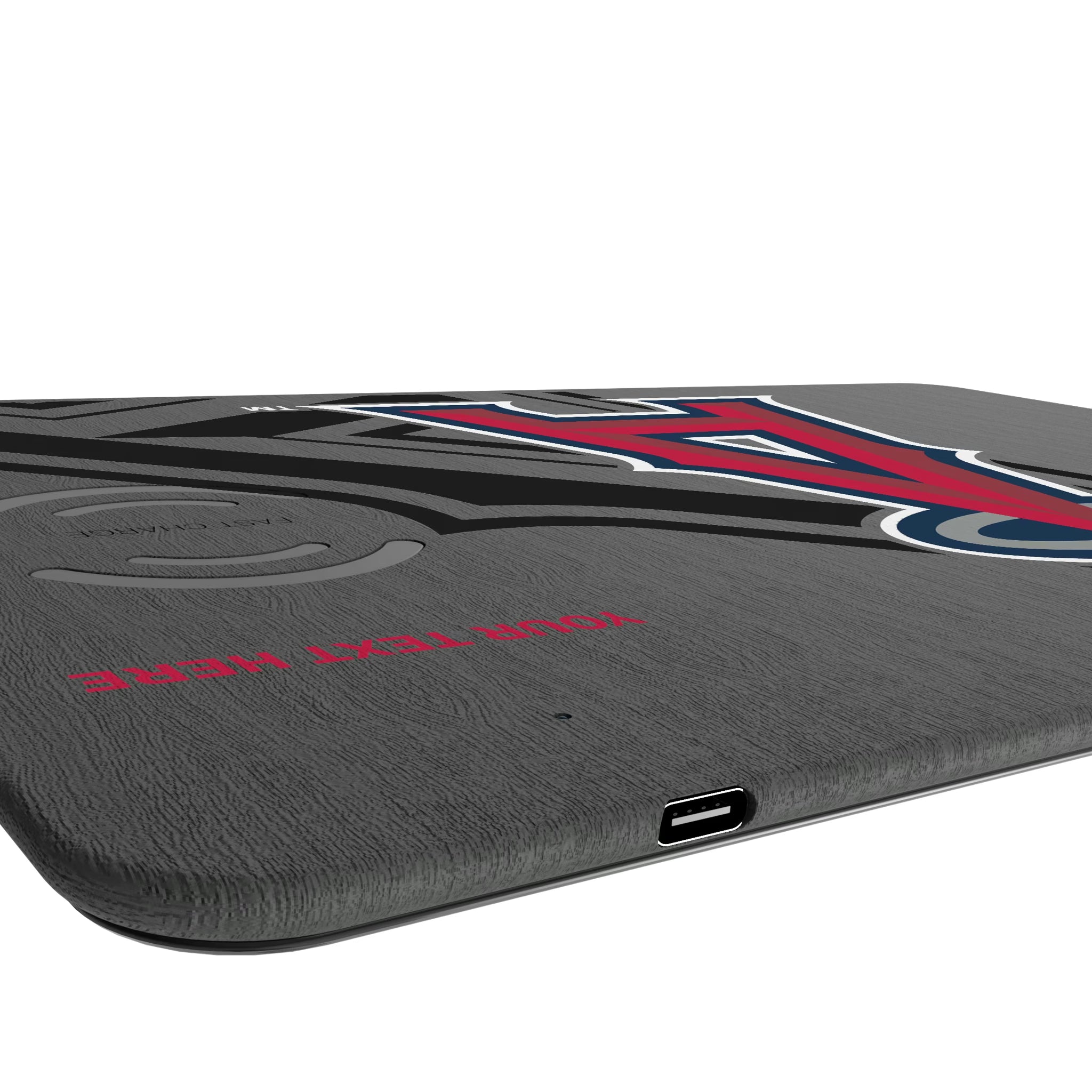 Los Angeles Angels Personalized Tilt 15-Watt Wireless Charger and Mouse Pad
