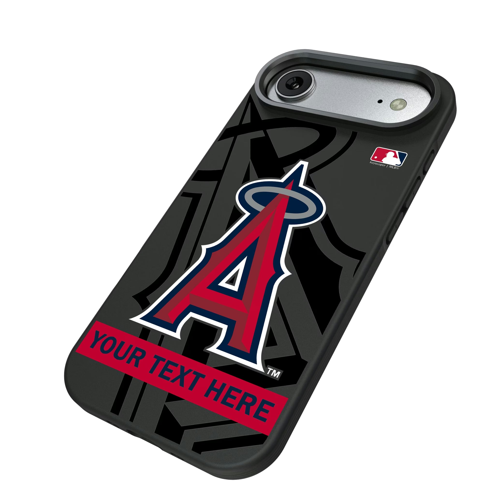 Los Angeles Angels Personalized Tilt iPhone Bump Phone Case for Apple iPhone - Isometric View#Device_iPhone Air