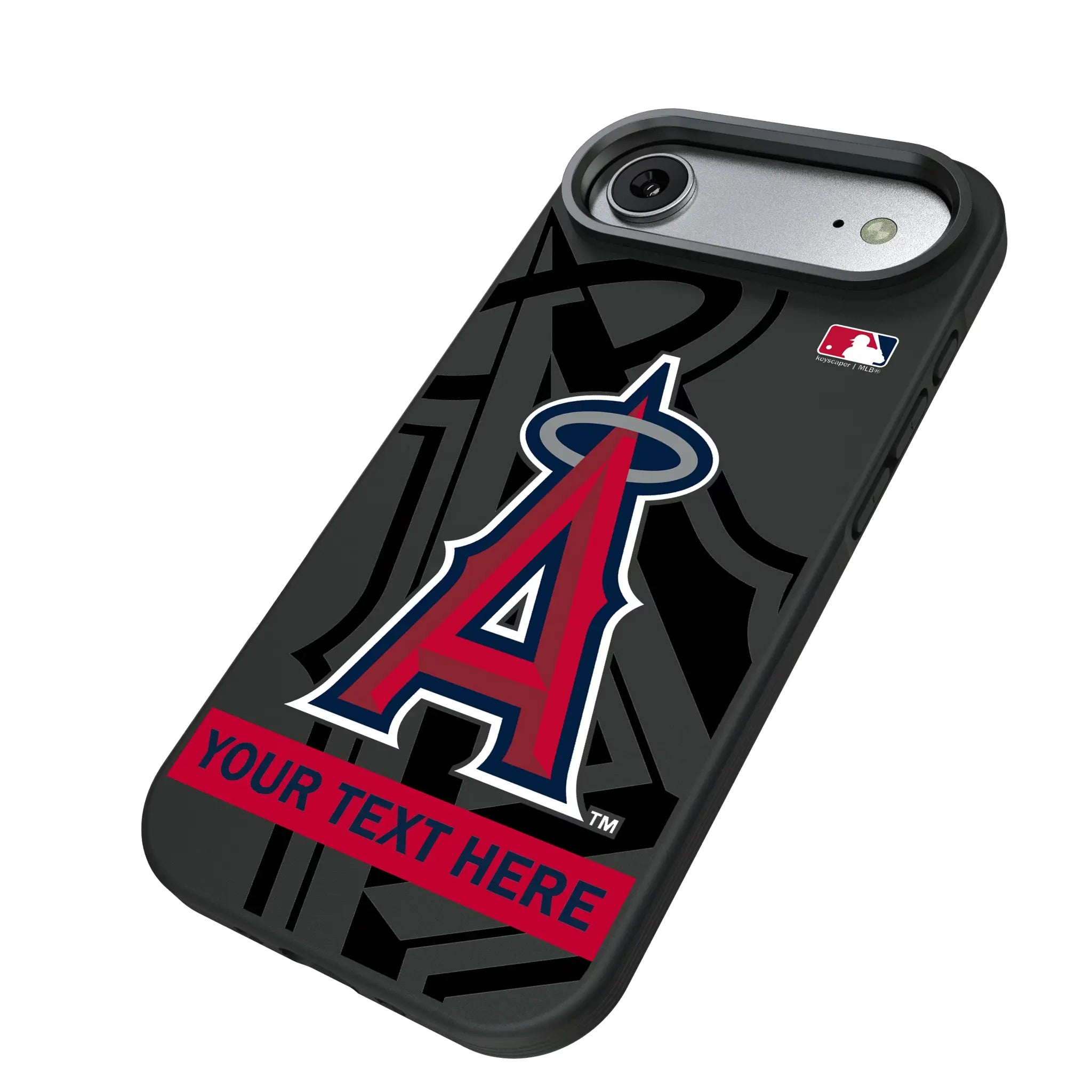Los Angeles Angels Personalized Tilt iPhone Bump Phone Case for Apple iPhone - Isometric View#Device_iPhone Air