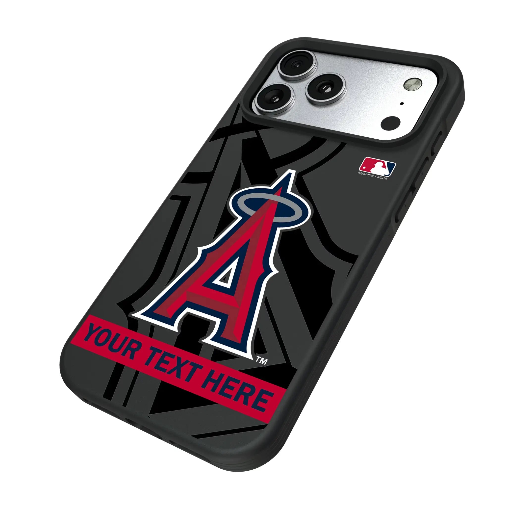 Los Angeles Angels Personalized Tilt iPhone Bump Phone Case for Apple iPhone - Isometric View#Device_iPhone 17 Pro Max