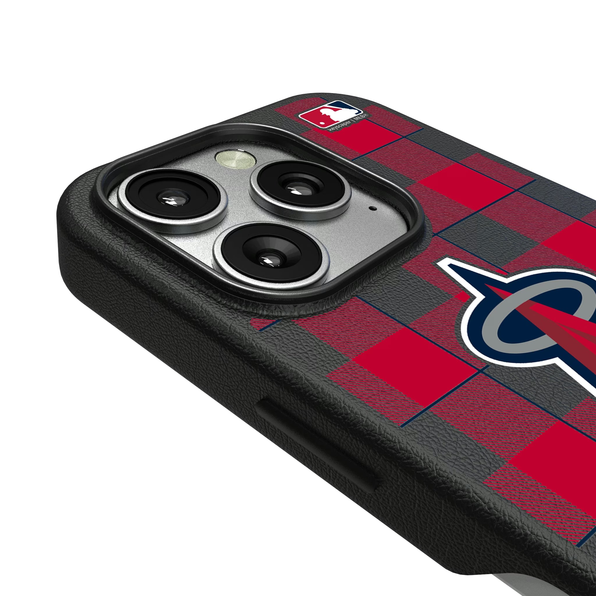 Los Angeles Angels Plaid iPhone MagSafe Compatible Phone Case for Apple iPhone - Detail