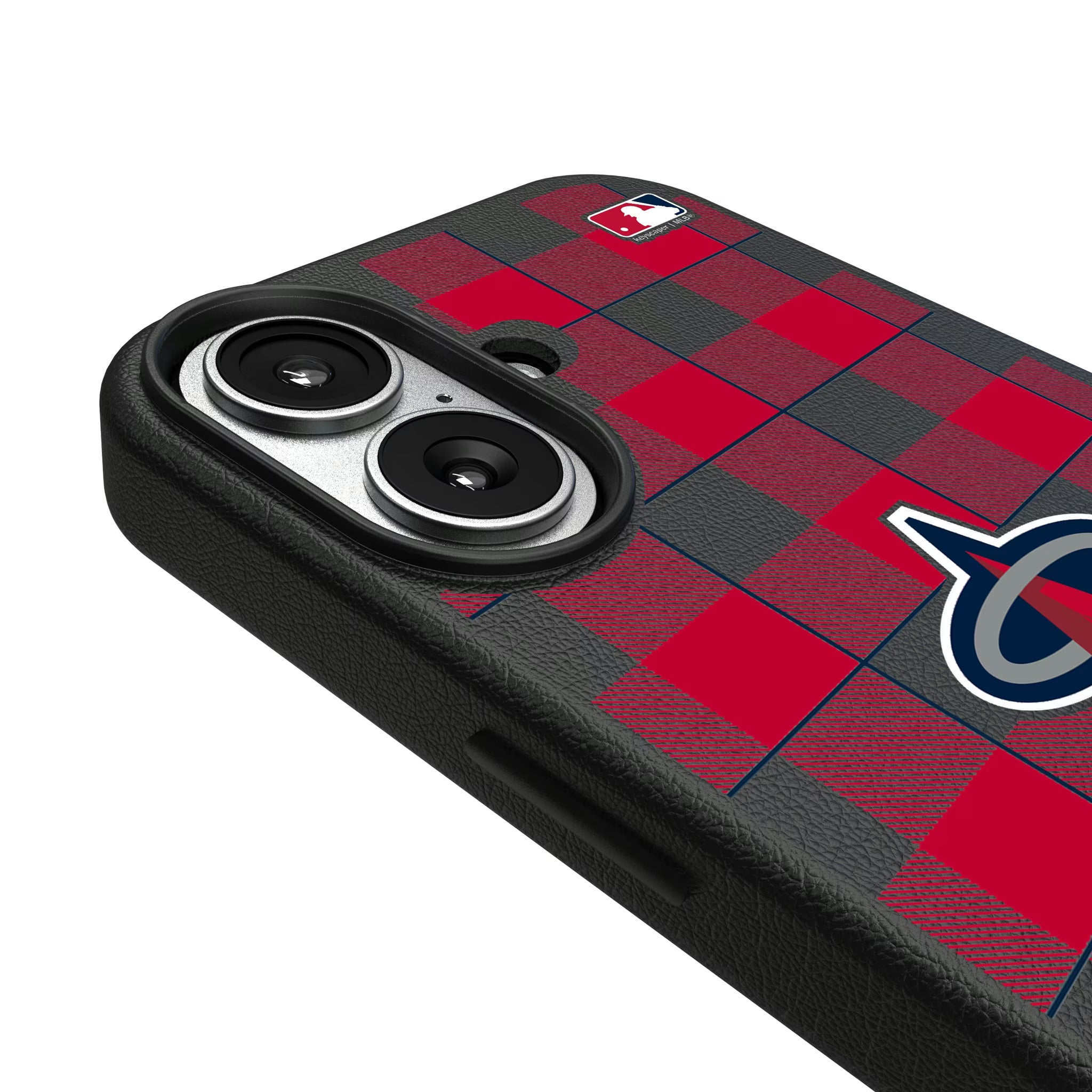 Los Angeles Angels Plaid iPhone MagSafe Compatible Phone Case for Apple iPhone - Detail#Device_iPhone 17