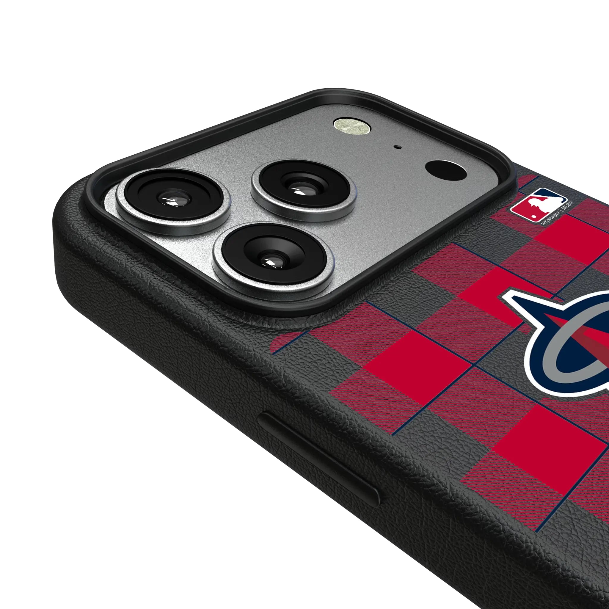 Los Angeles Angels Plaid iPhone MagSafe Compatible Phone Case for Apple iPhone - Detail#Device_iPhone 17 Pro