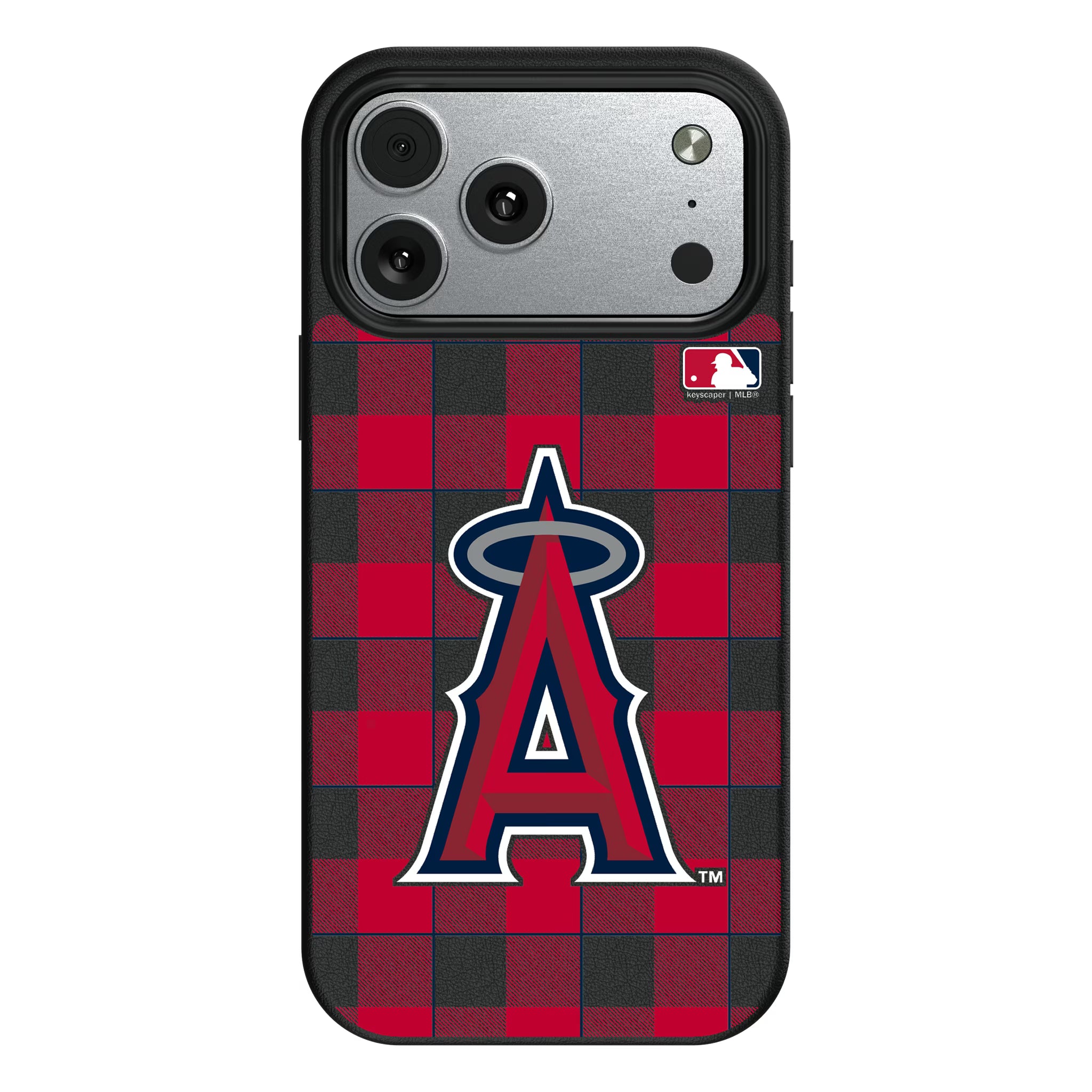 Los Angeles Angels Plaid iPhone MagSafe Compatible Phone Case for Apple iPhone#Device_iPhone 17 Pro Max