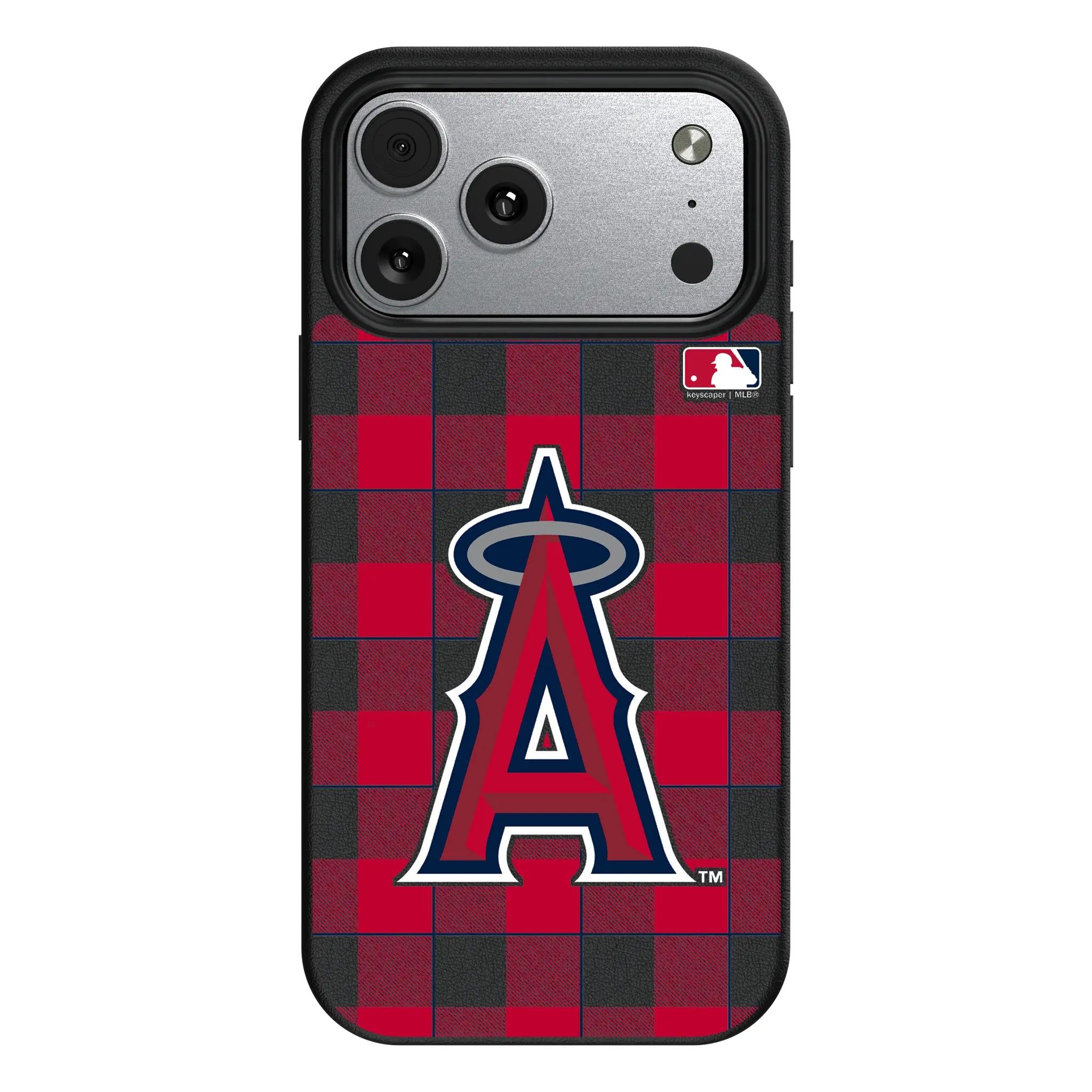 Los Angeles Angels Plaid iPhone MagSafe Compatible Phone Case for Apple iPhone#Device_iPhone 17 Pro Max